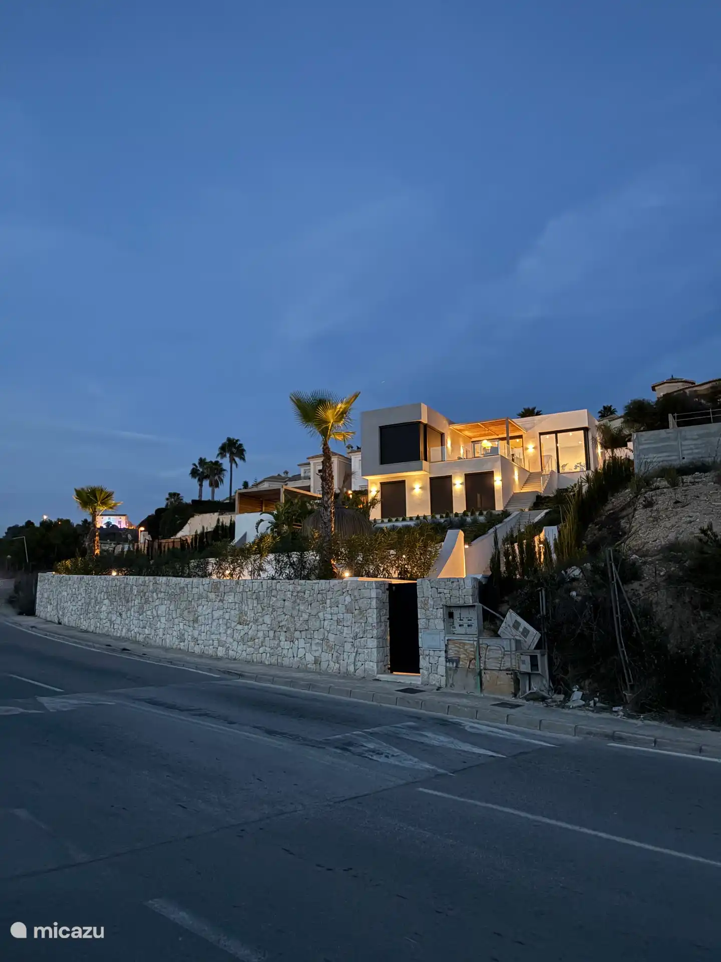 Aussicht zu Beginn des Abends