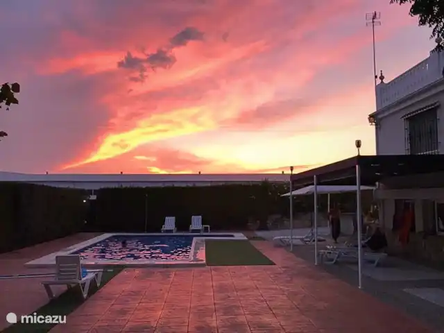 Location de Vacances Espagne, Andalousie, Córdoba, villa -  Villa de Lola Coucher de soleil à la Villa de Lola