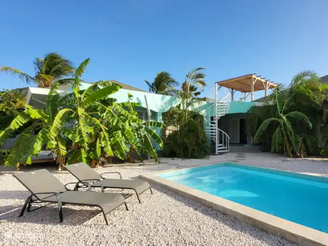 Villa Bananas, tropisch paradijsje huren in Curaçao, Banda Abou (west), Grote Berg - villa  Villa Bananas, tropisch paradijsje huren in Curaçao, Banda Abou (west), Grote Berg - villa