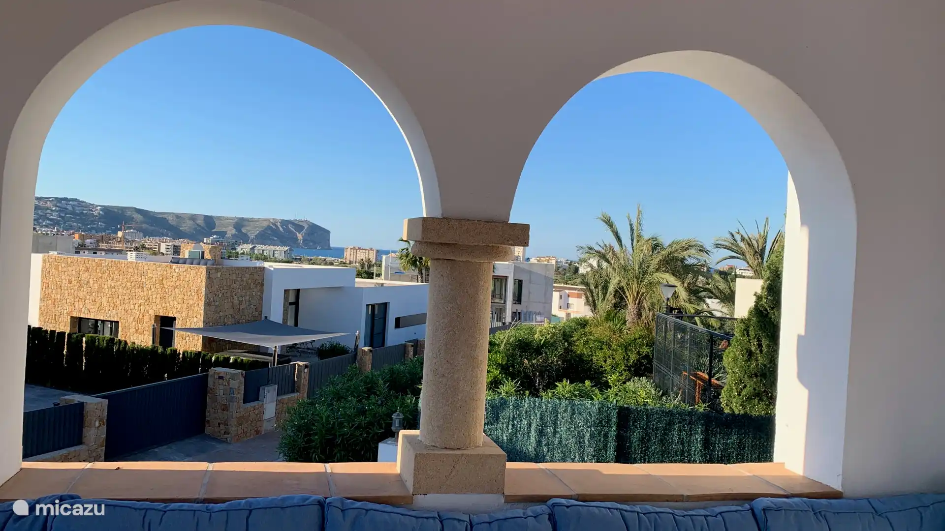 View from the logia with Cap d&#39;Antoni in the distance