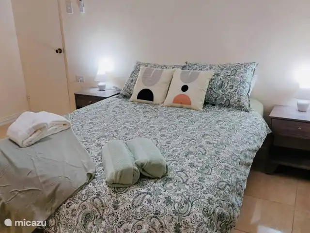 Location de Vacances Aruba, Oranjestad, Oranjestad, maison de ville - Retraite Casa Wayaca  Chambre 2 Lit queen size