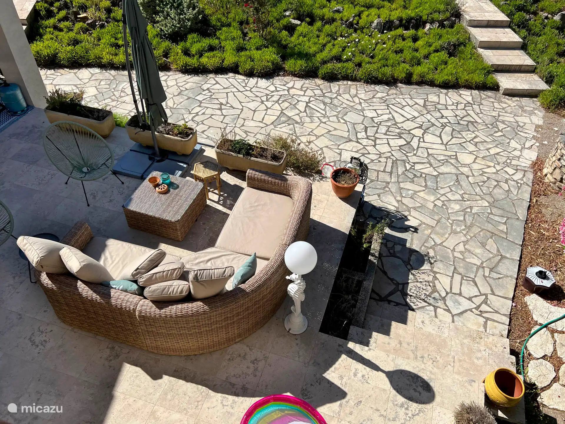 View of terrace from room 4