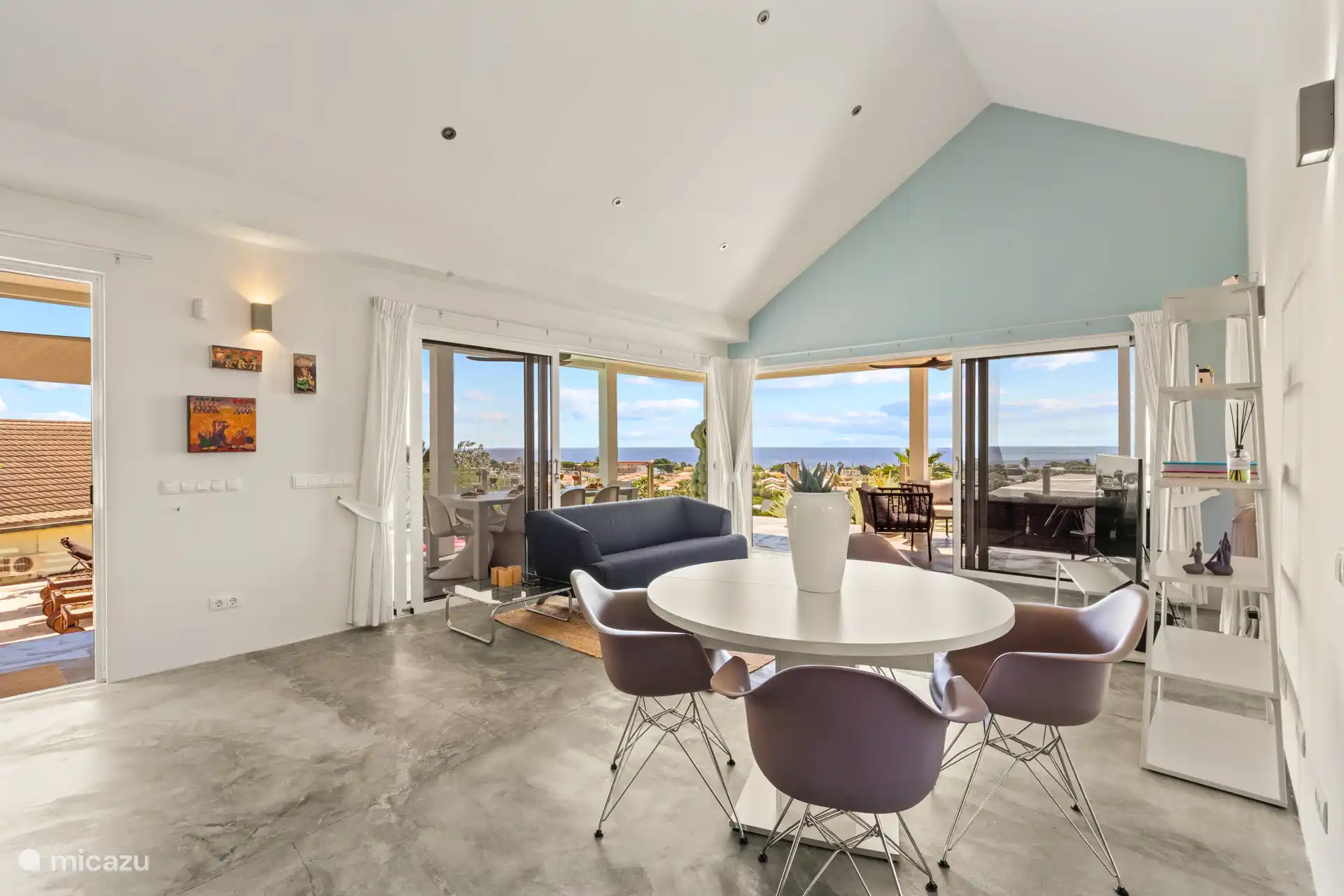 Modern furniture, tasteful art and plenty of natural light give every room a stylish and warm look.