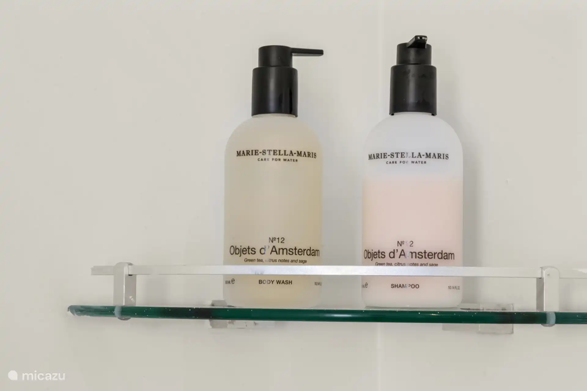 Luxury shampoo & body wash.