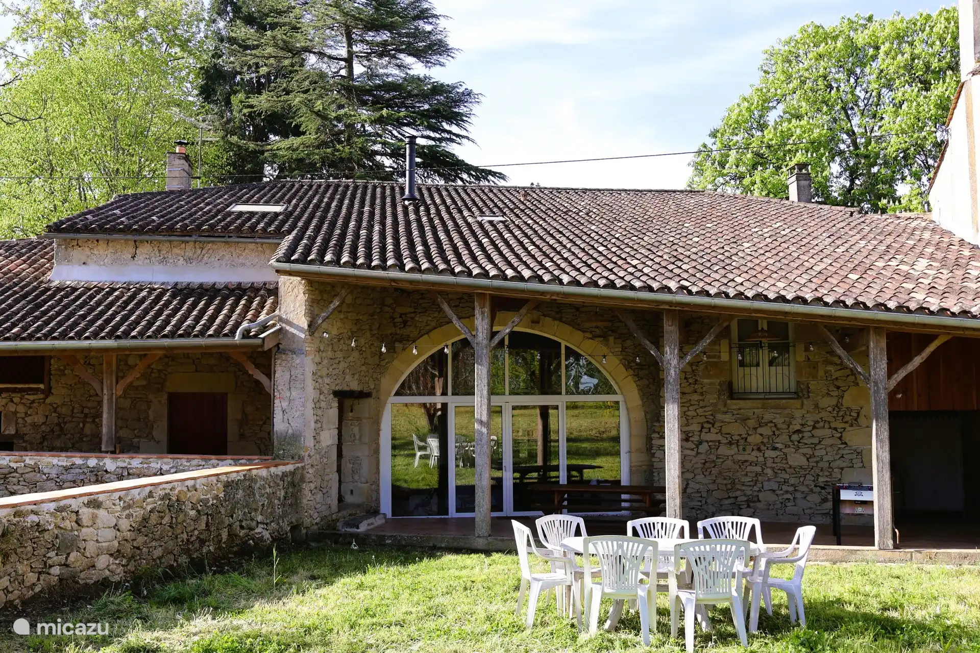 A seat in the garden