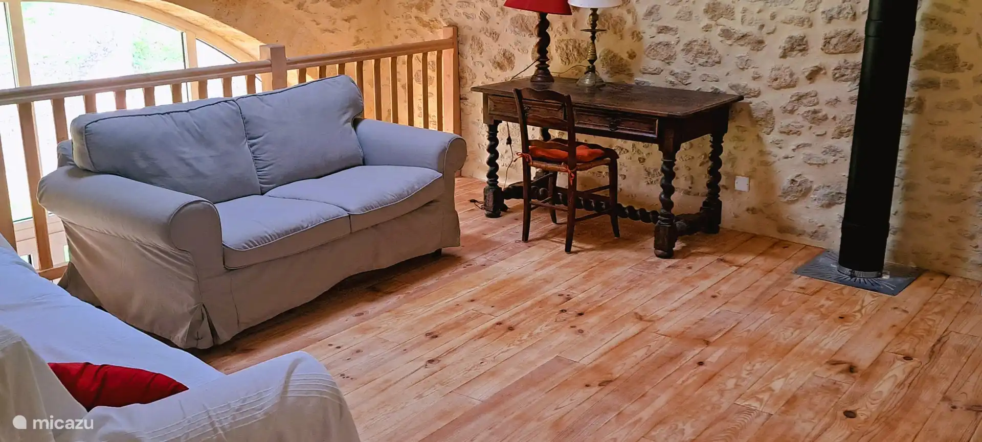 A seat on the mezzanine