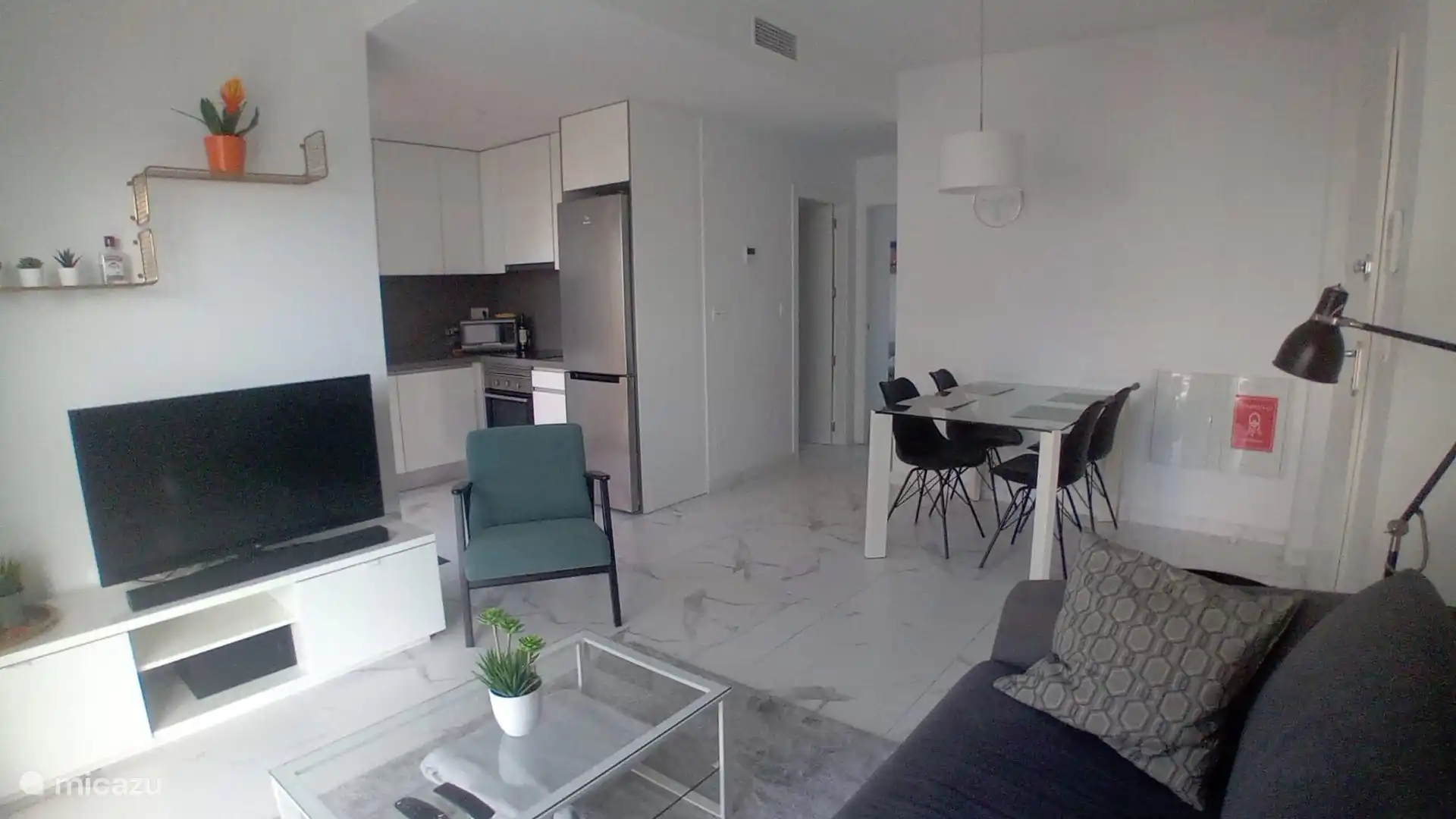 smart TV in woonkamer