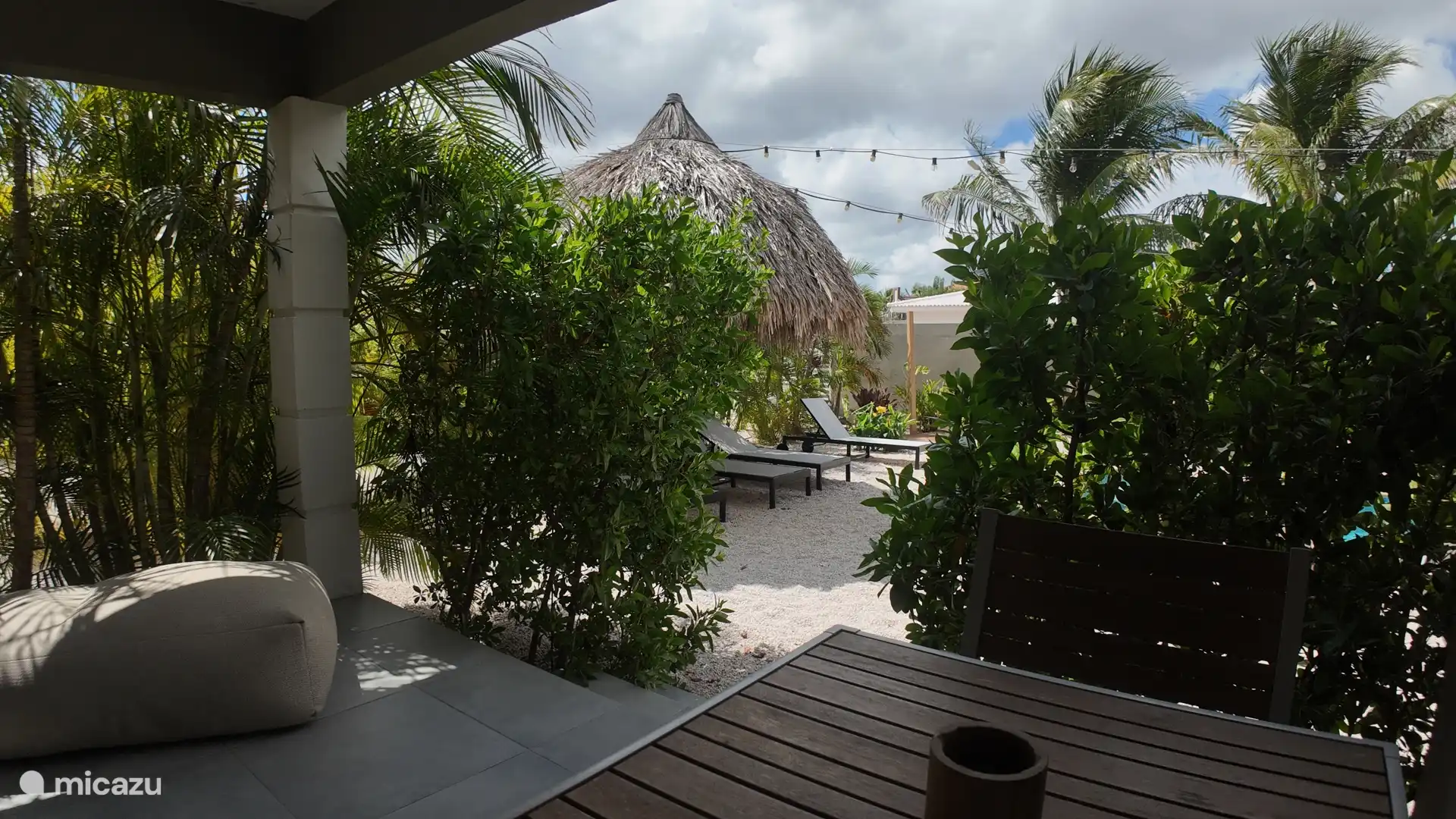 Terrasse der Wohnung.