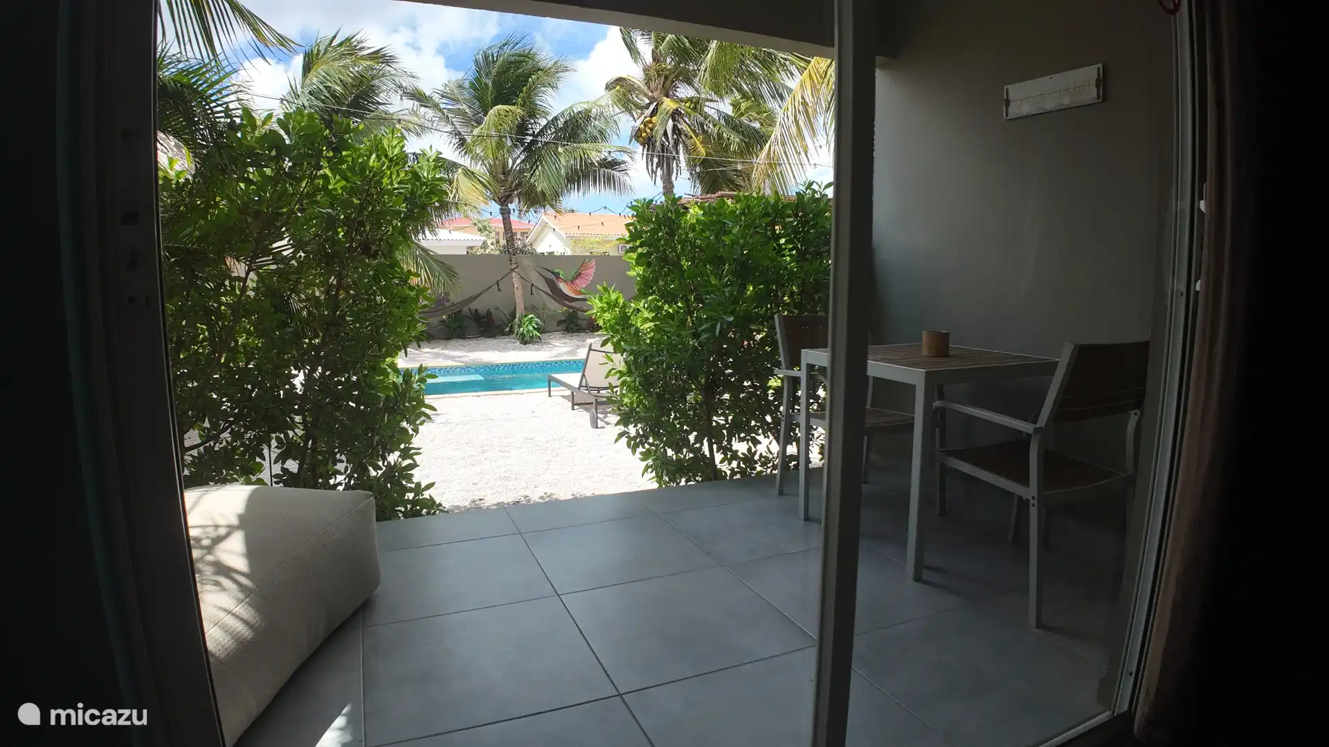 Terrasse der Wohnung.