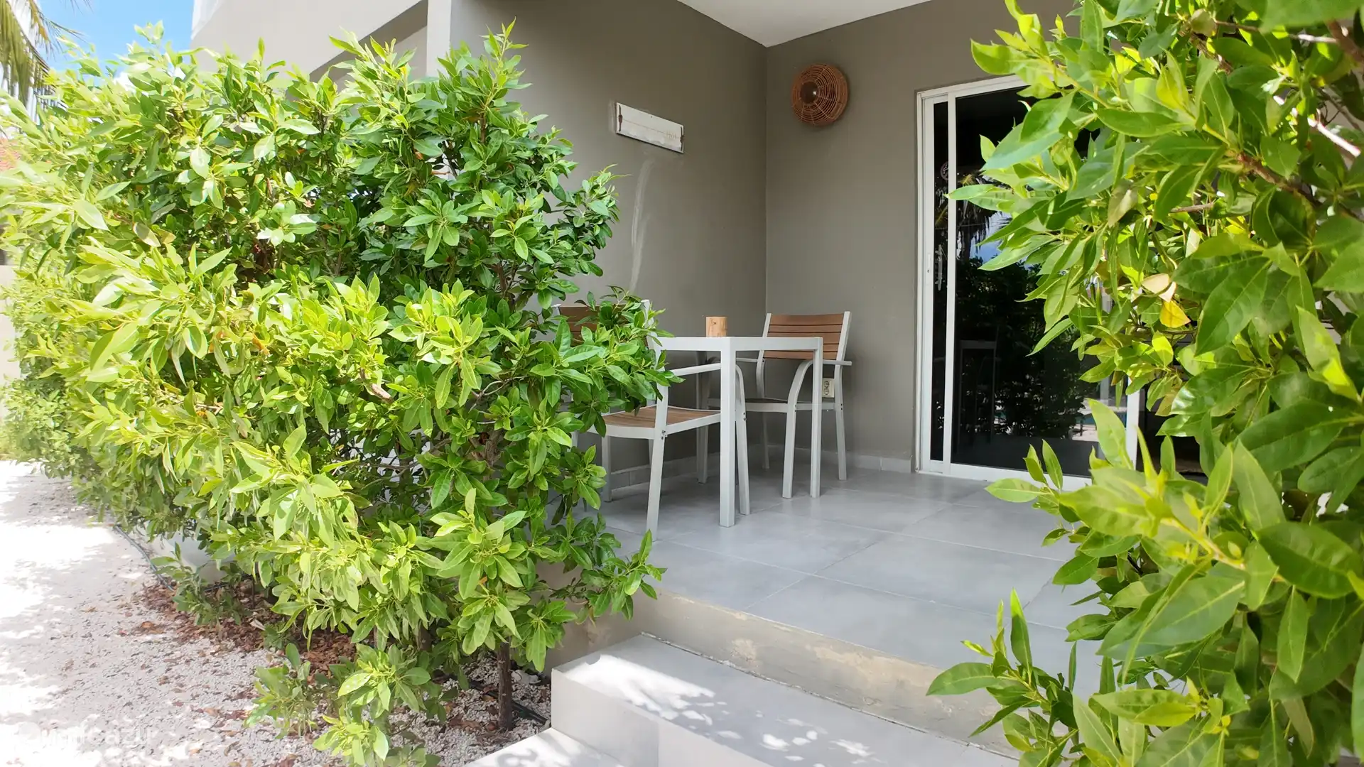 Terrasse der Wohnung.