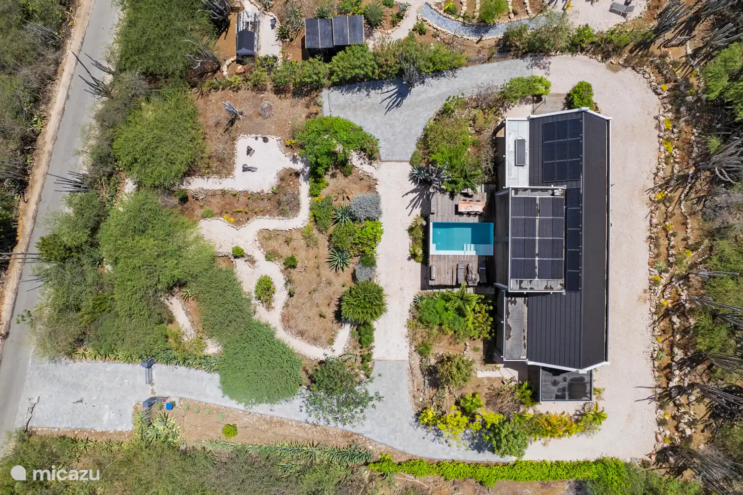 Drone shot entire terrain