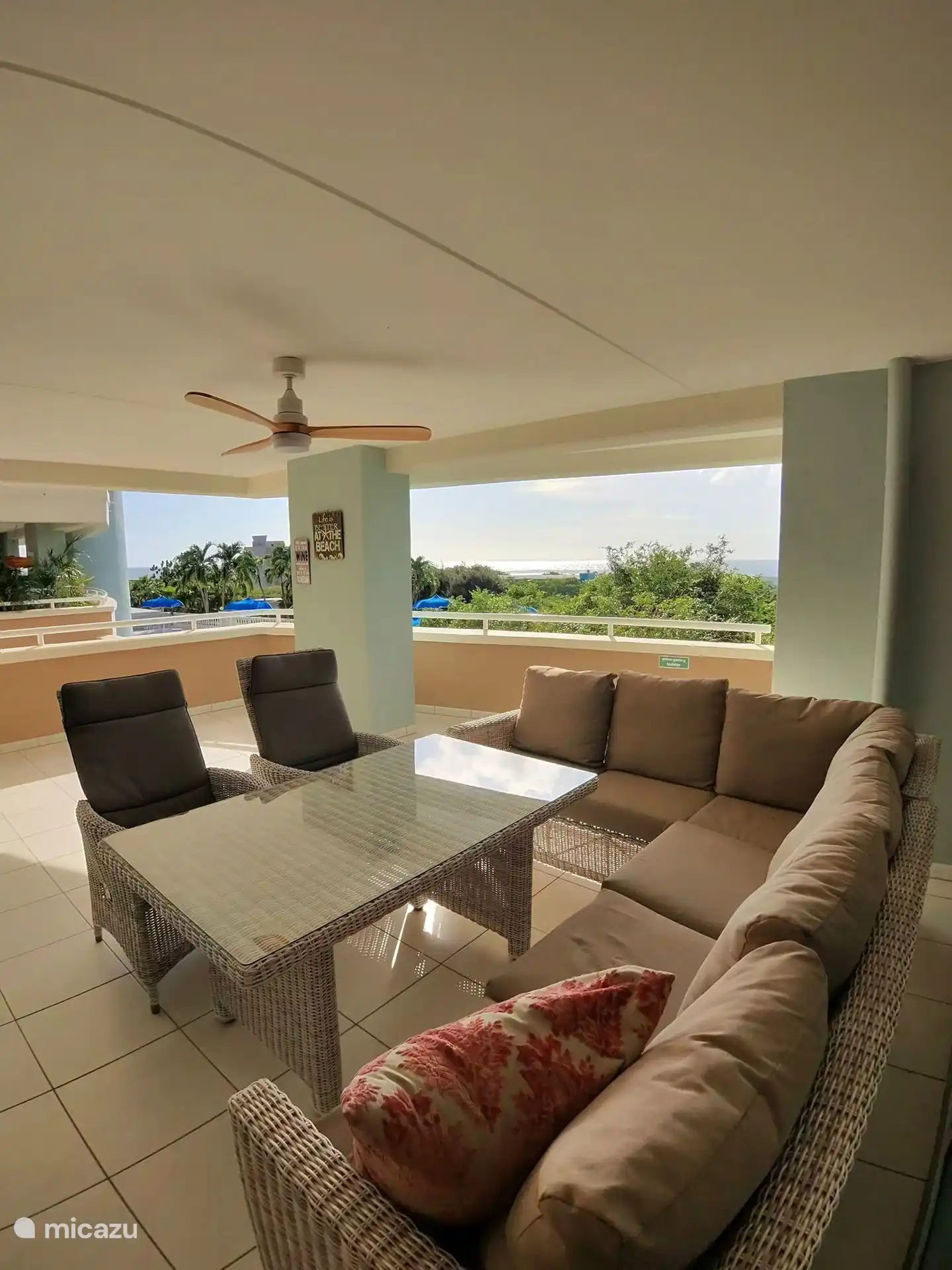 For dining and relaxing on the terrace