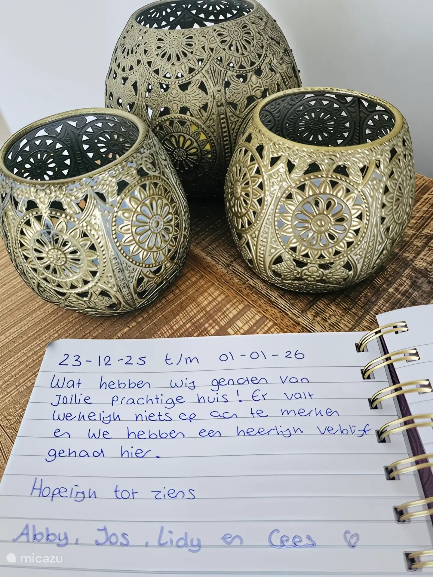 Als de gasten blij zijn, zijn wij het ook!