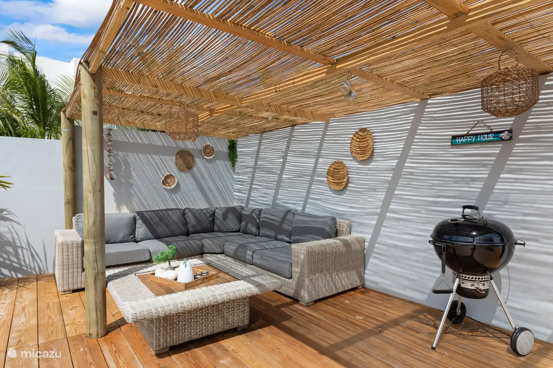 Chilling under the roof