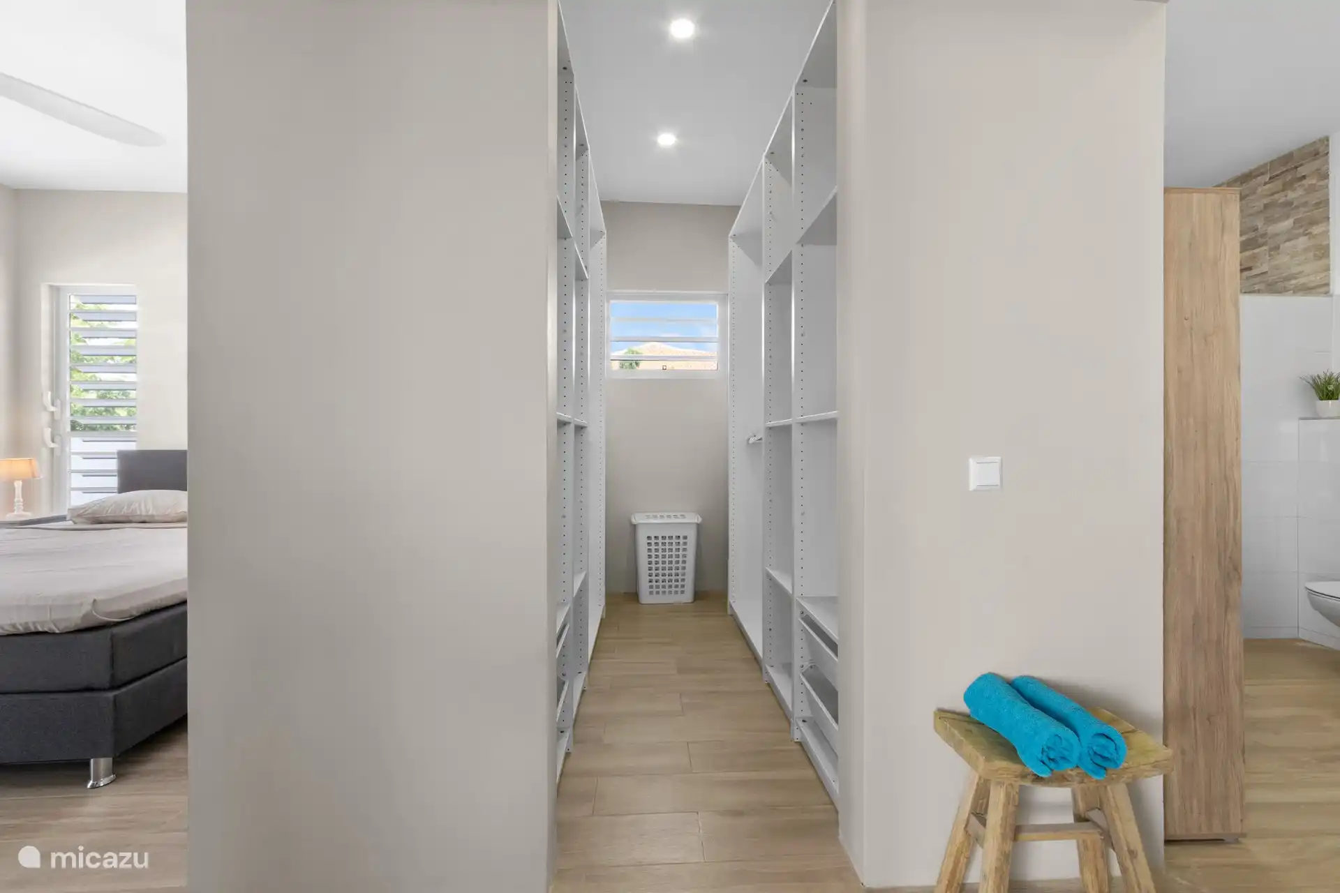 Large walk-in closet near the master bedroom