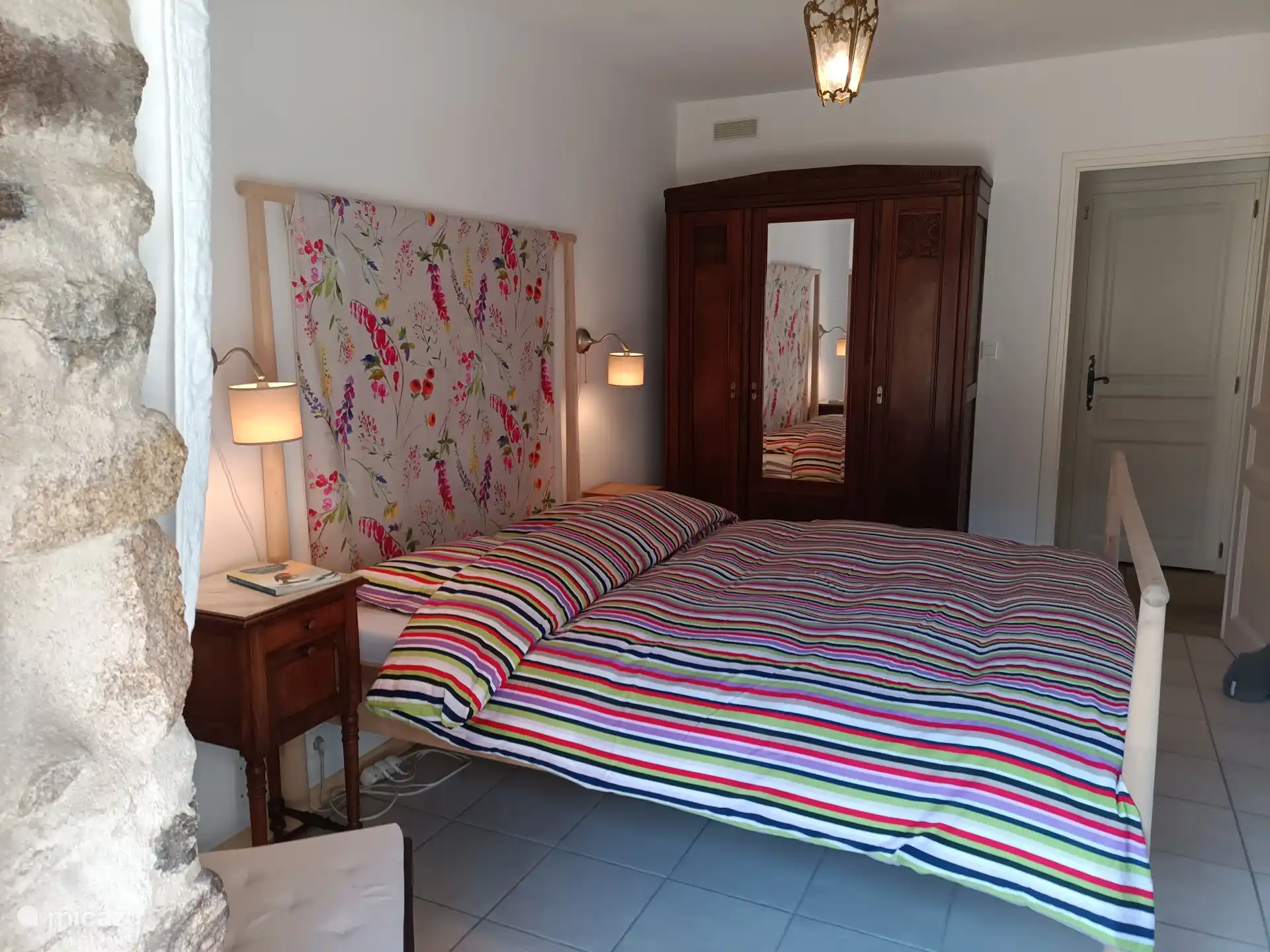 Chambre avec lit double de 160 x 200