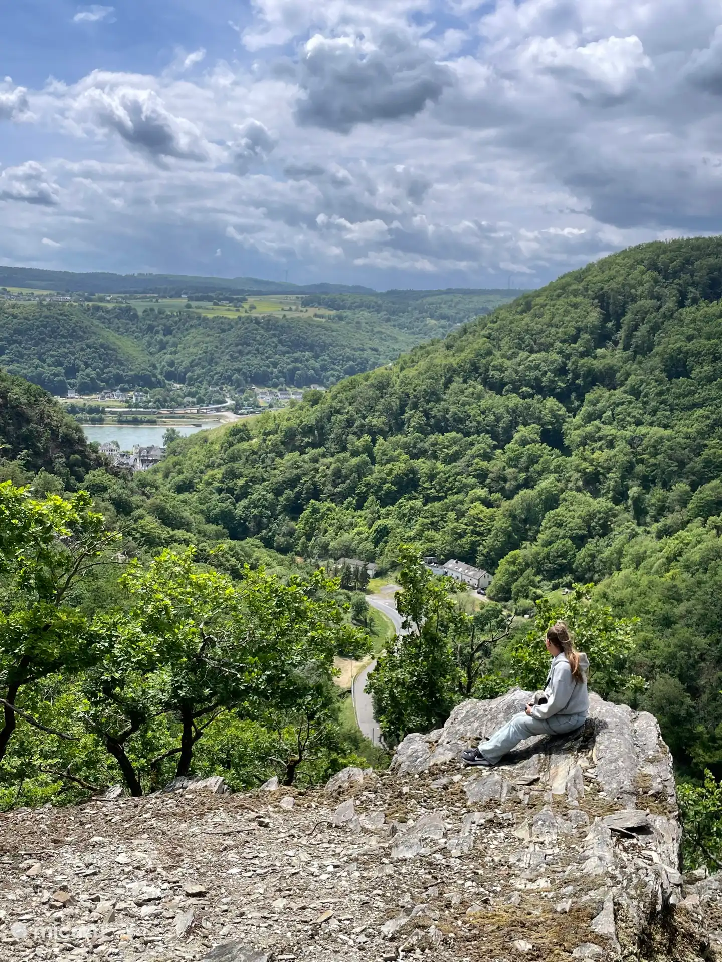 promenades avec de belles vues et vues sur le Rhin