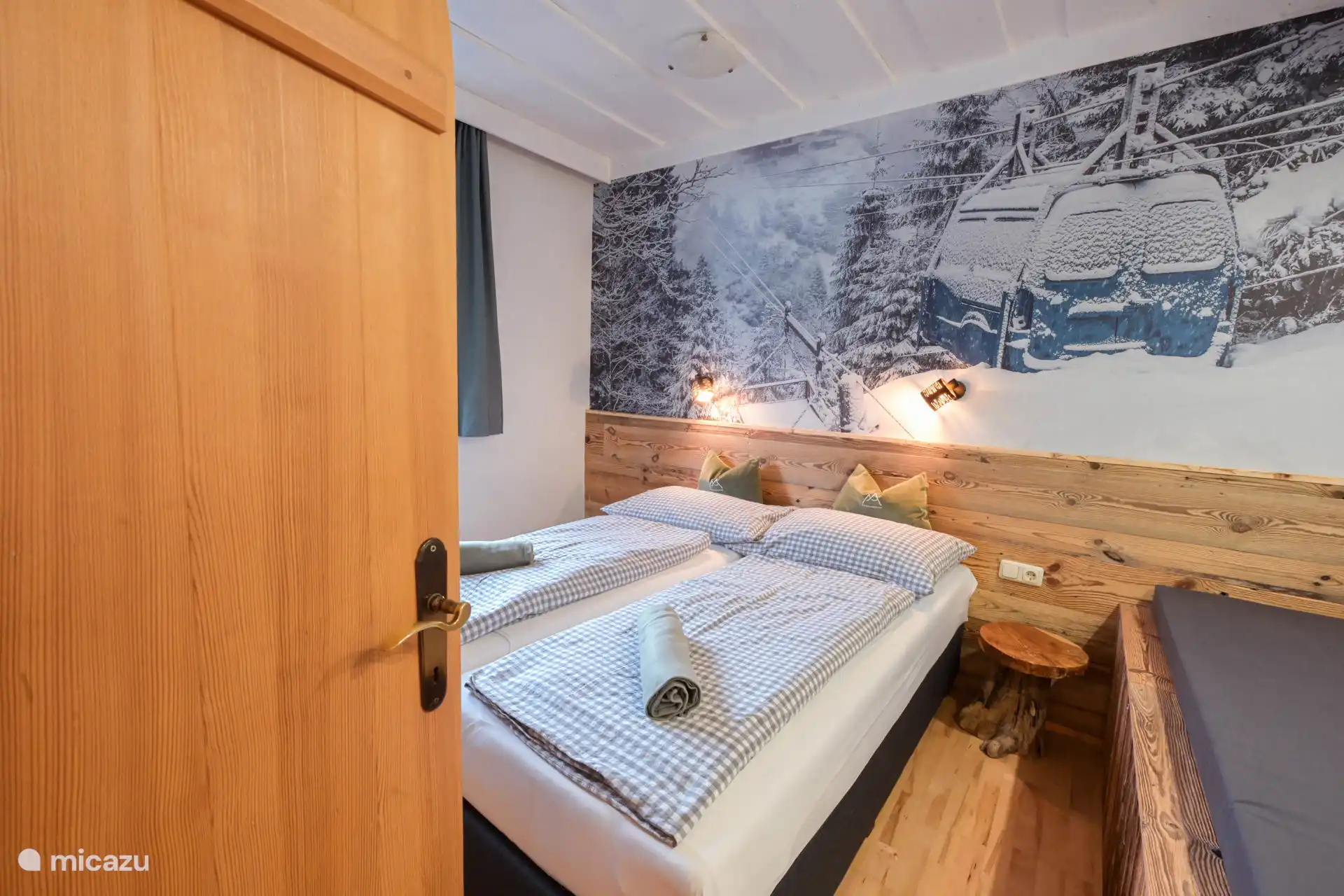 Bedroom 1 with box-spring beds