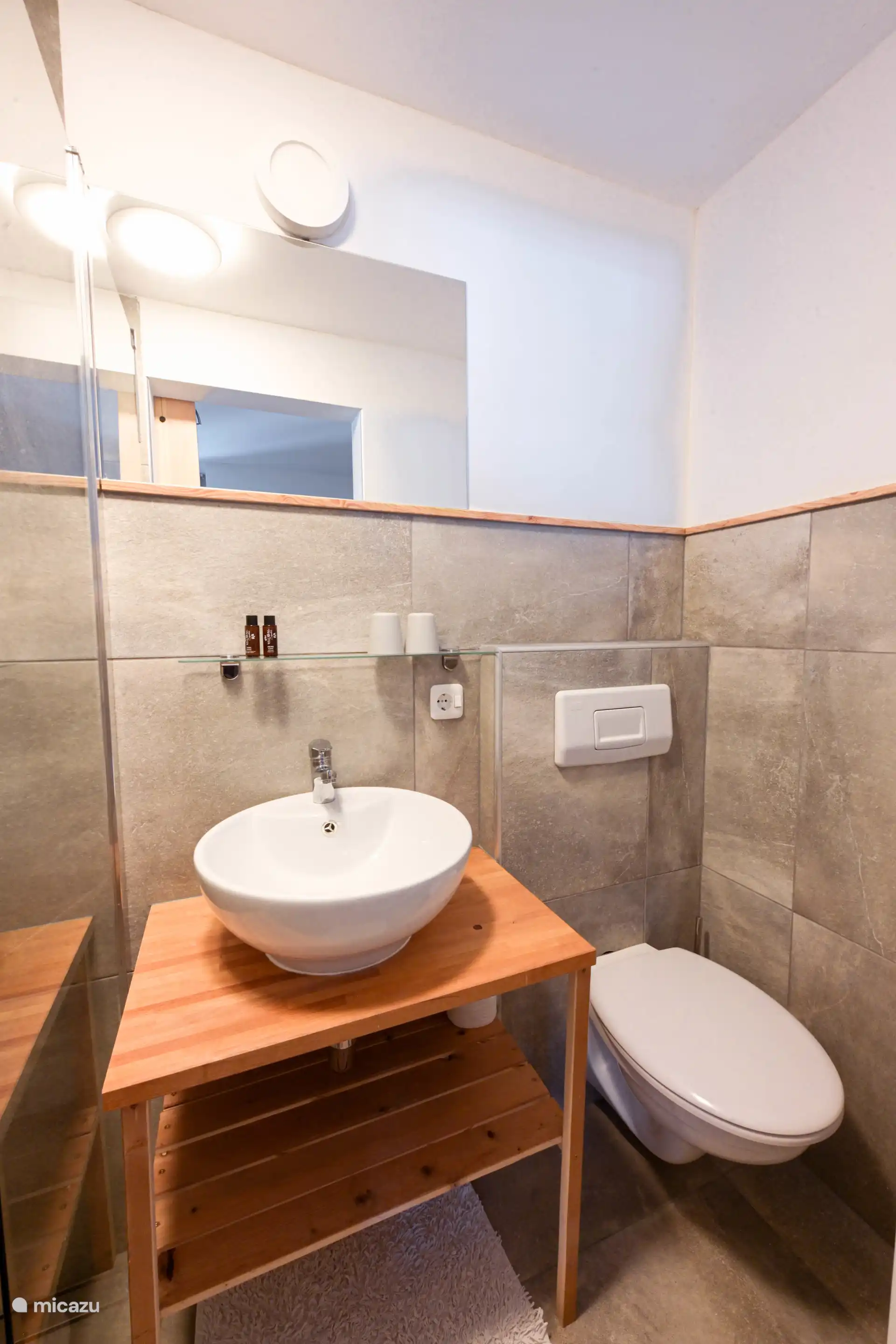 Bathroom including shower in bedroom 2