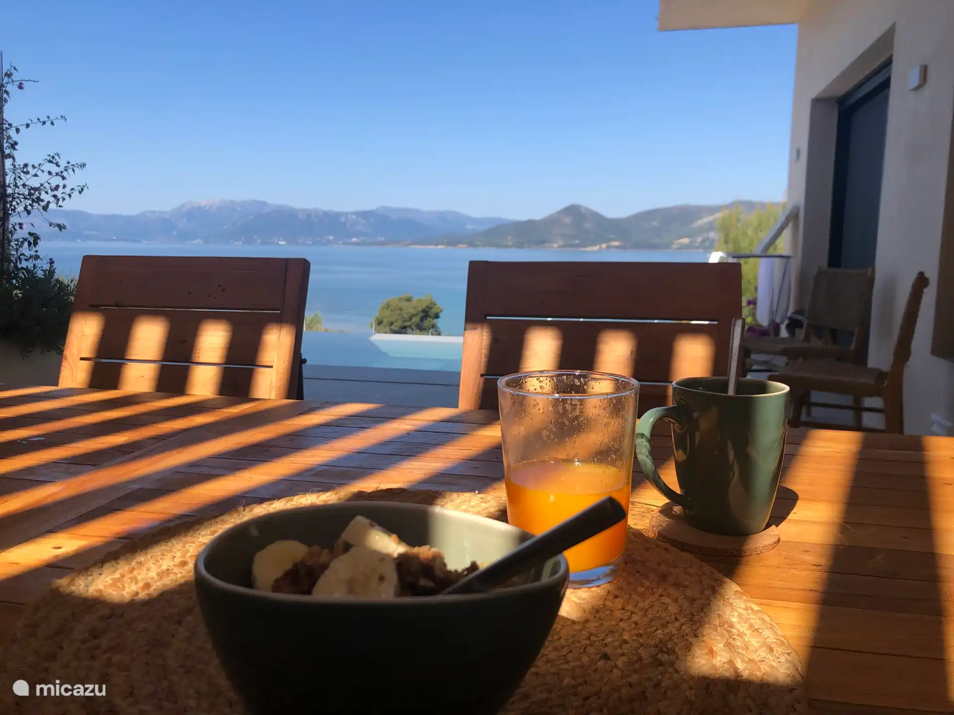 Breakfast with a view