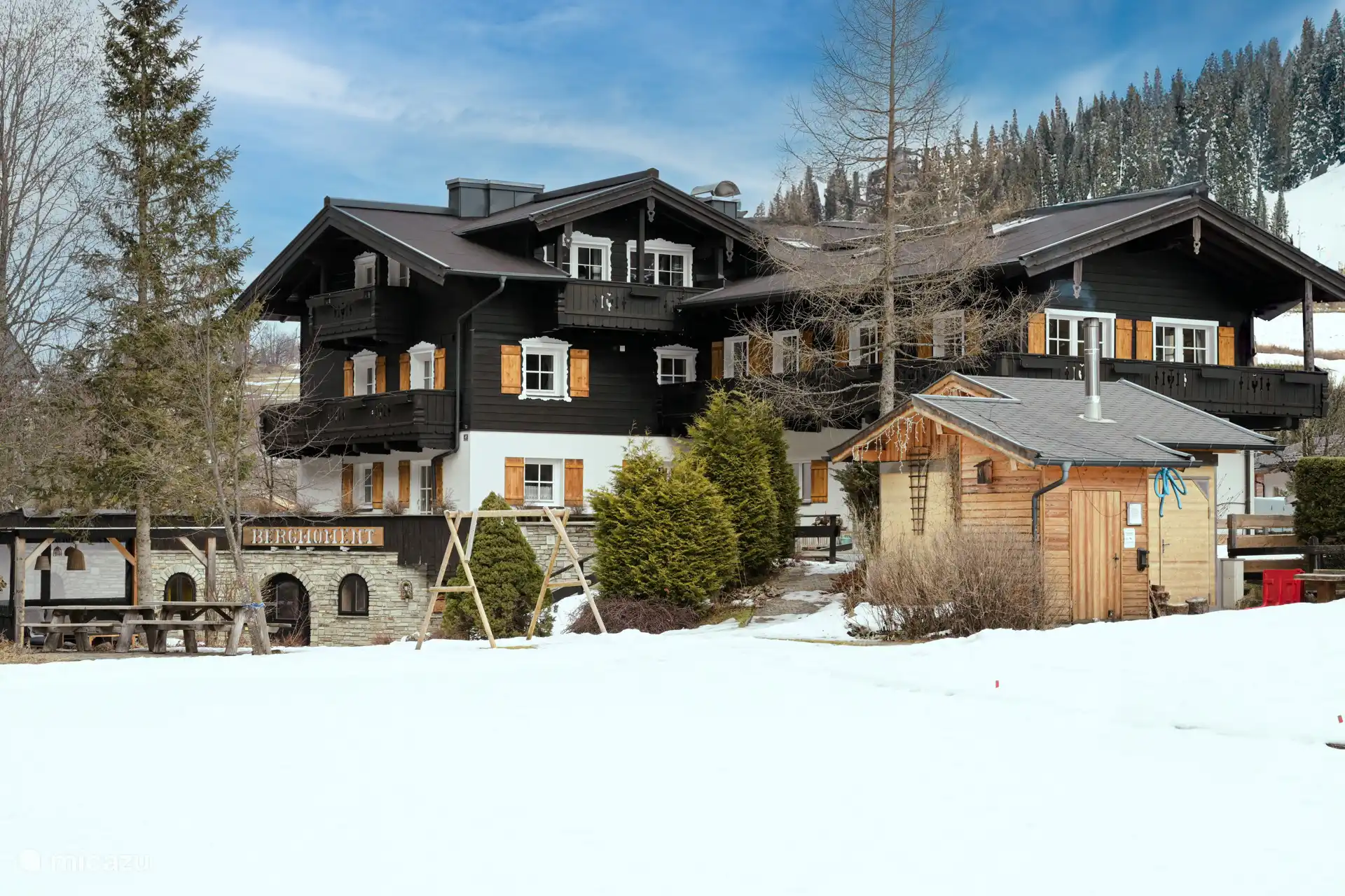 Bergmoment Winter auf 1100 Metern Höhe