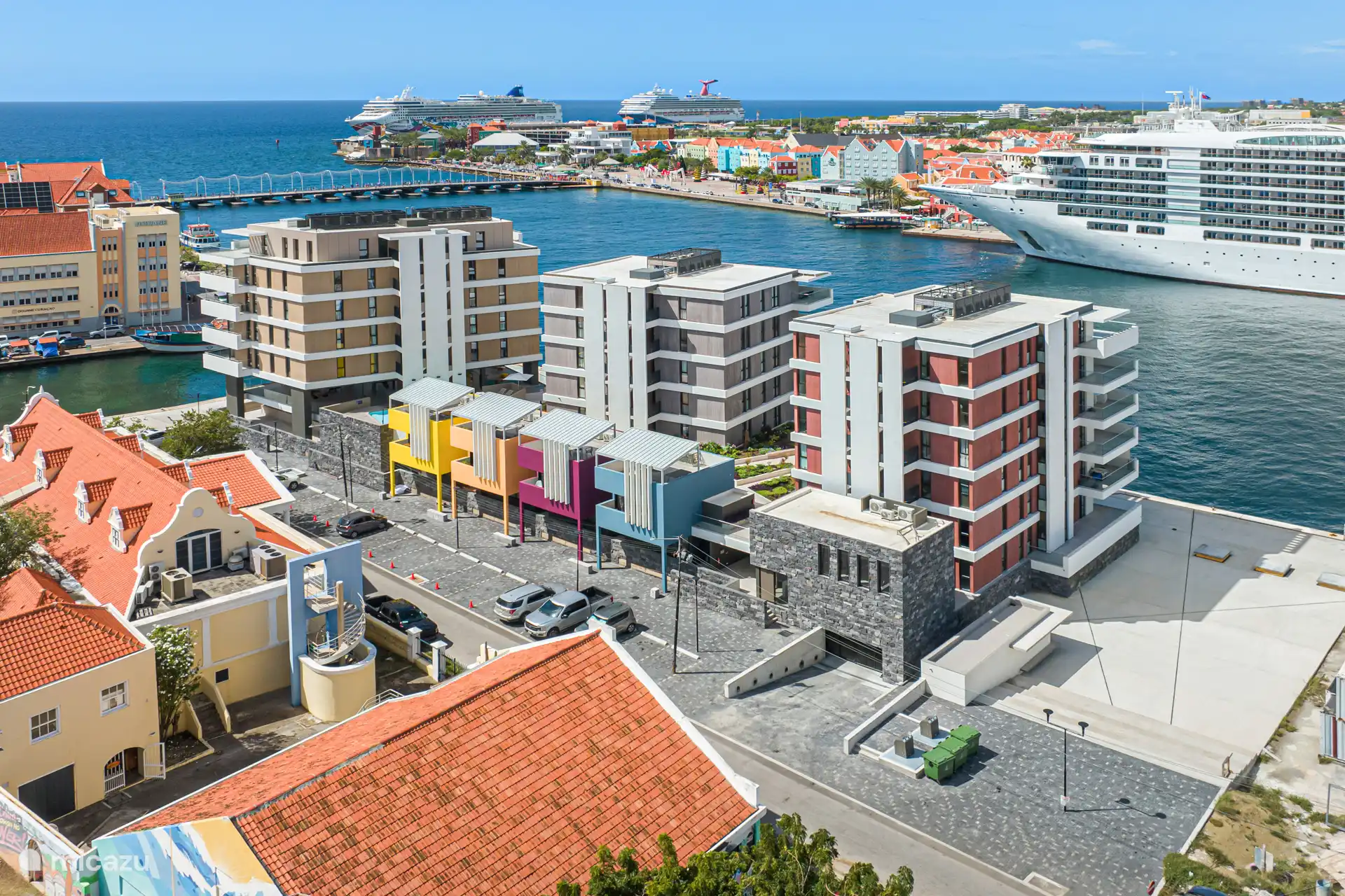 appartement, Willemstad, Curacao-Mitte, Curaçao -  The Wharf 1D - im Herzen von Willemstad