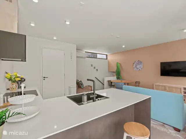 The Wharf 1D - au cœur de Willemstad | Curaçao, Curaçao-Centre, Willemstad - appartement La cuisine est parfaite pour cuisiner soi-même.