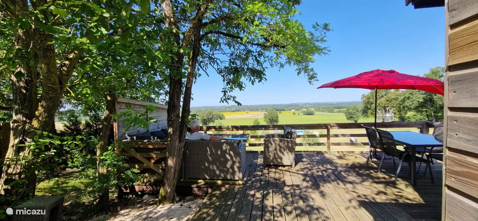 Blick von der Terrasse 