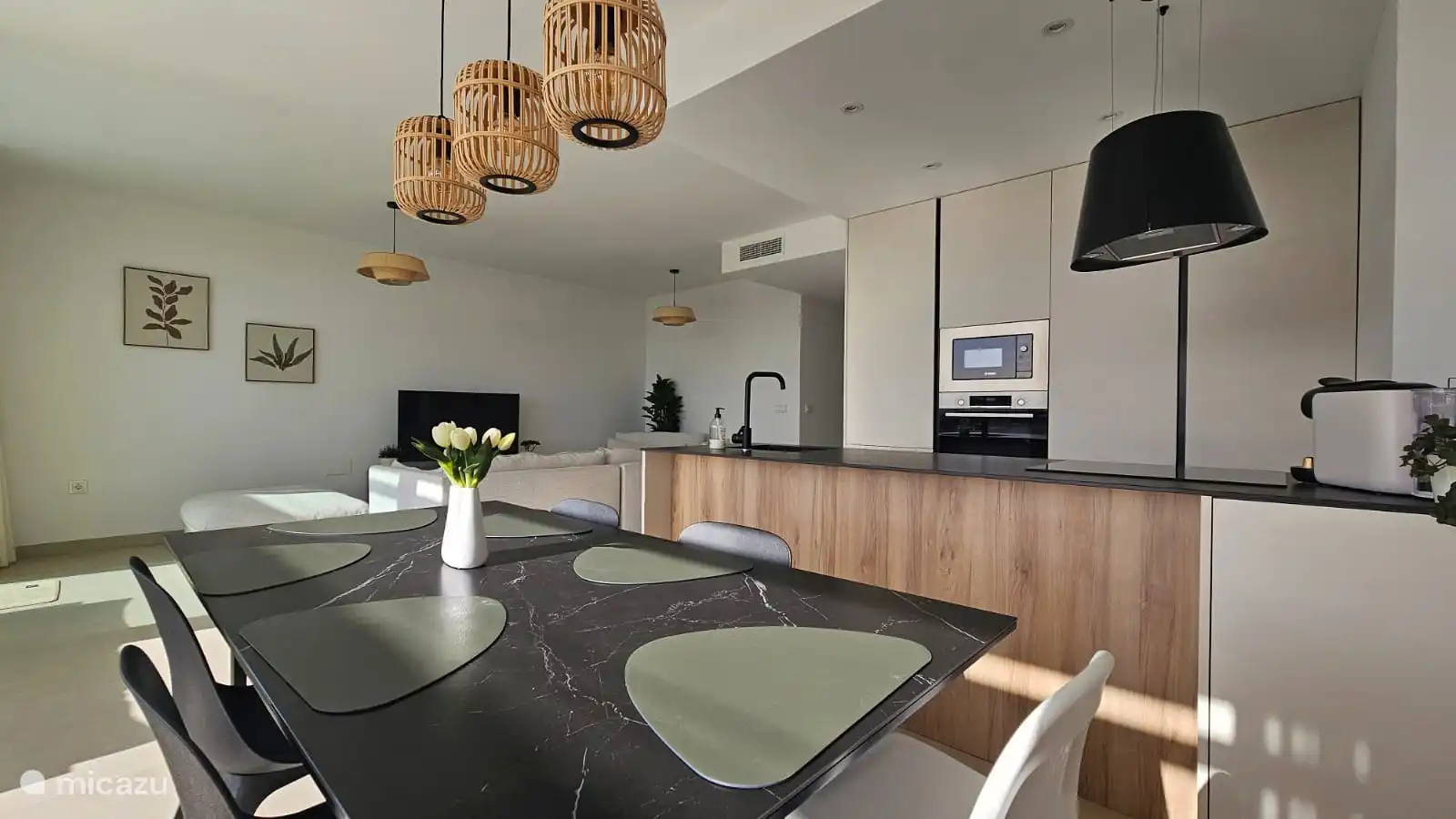 Keuken en living