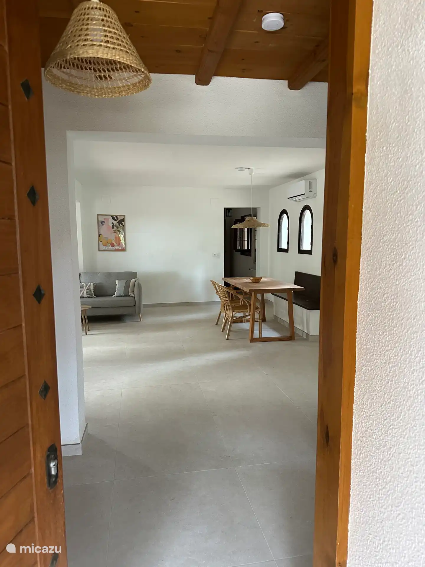 Vue depuis la porte d’entrée