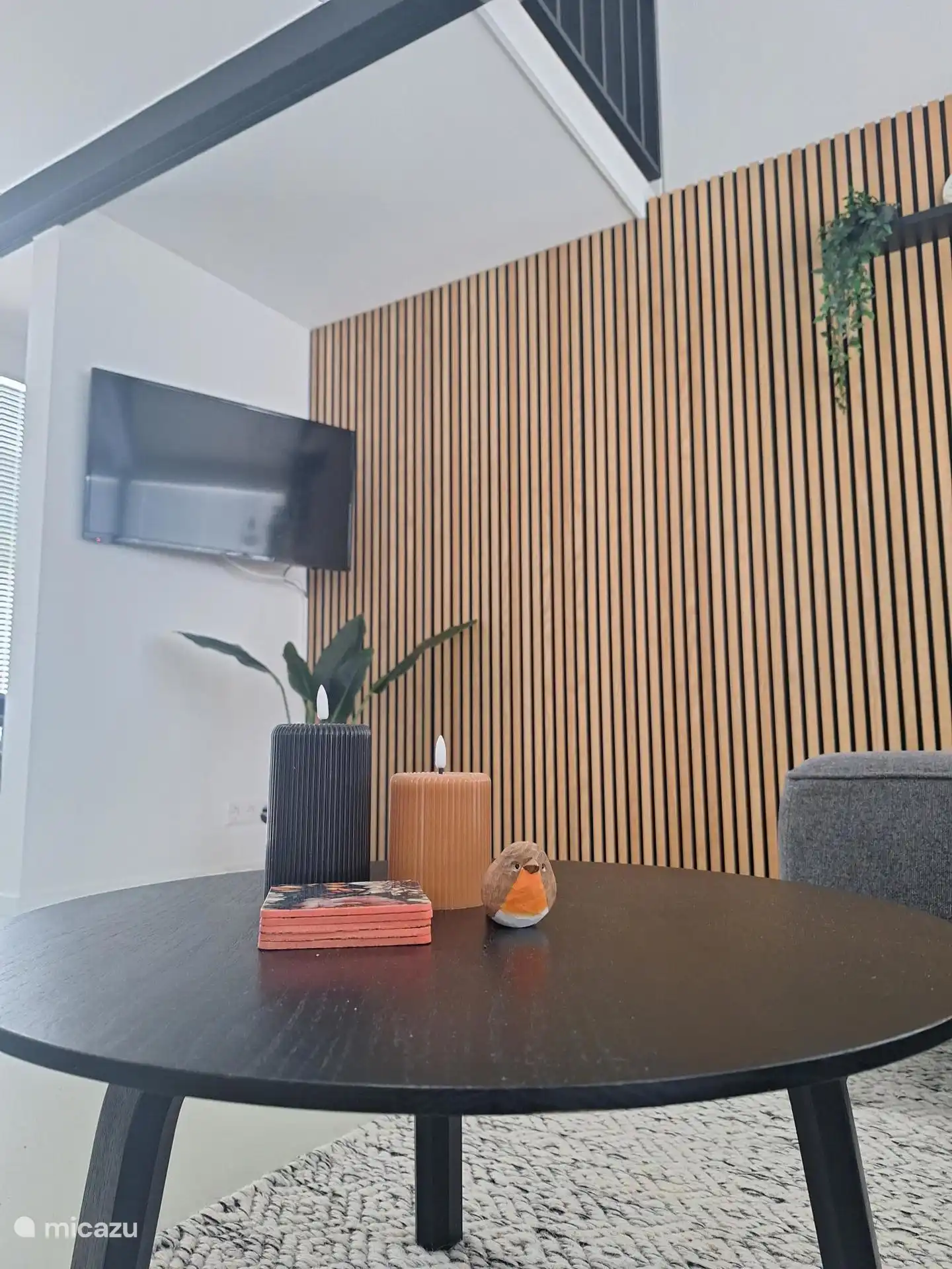 Coffee table with our robin theme