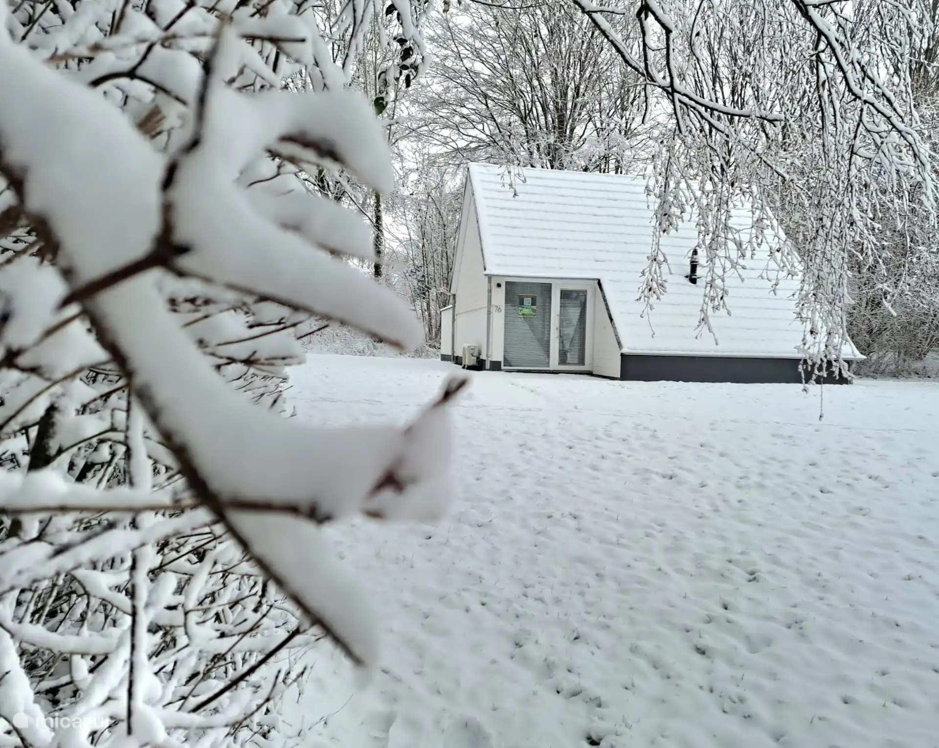 Our house in the snow