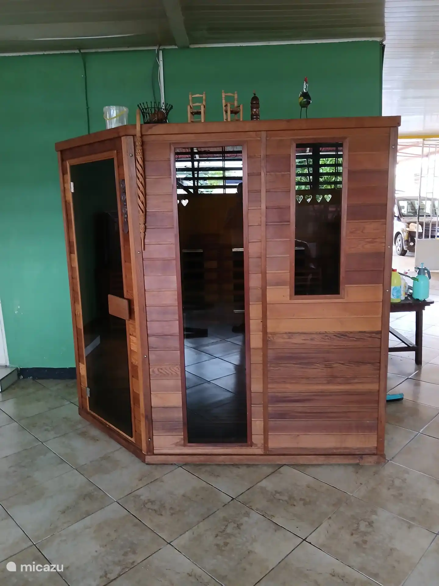 Entspannen in der Sauna