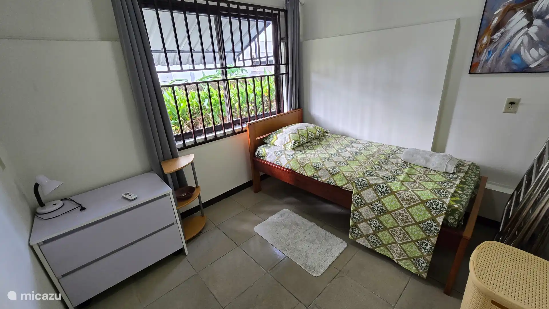 Eenpersoonsbed in de 3de slaapkamer.