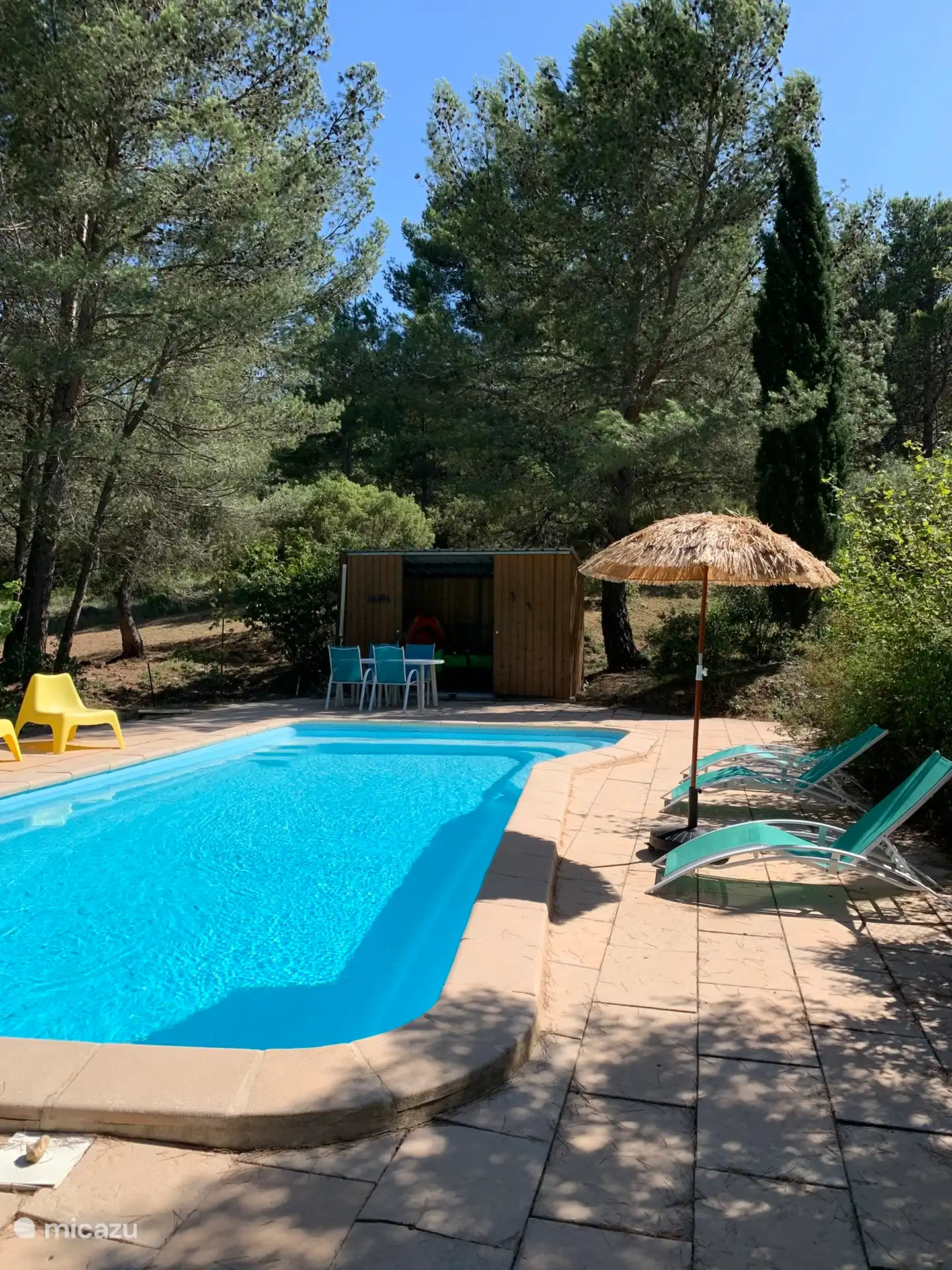 Location de Vacances France, Hérault, Siran-Najac, chalet - Réserve Nature avec piscine privée 