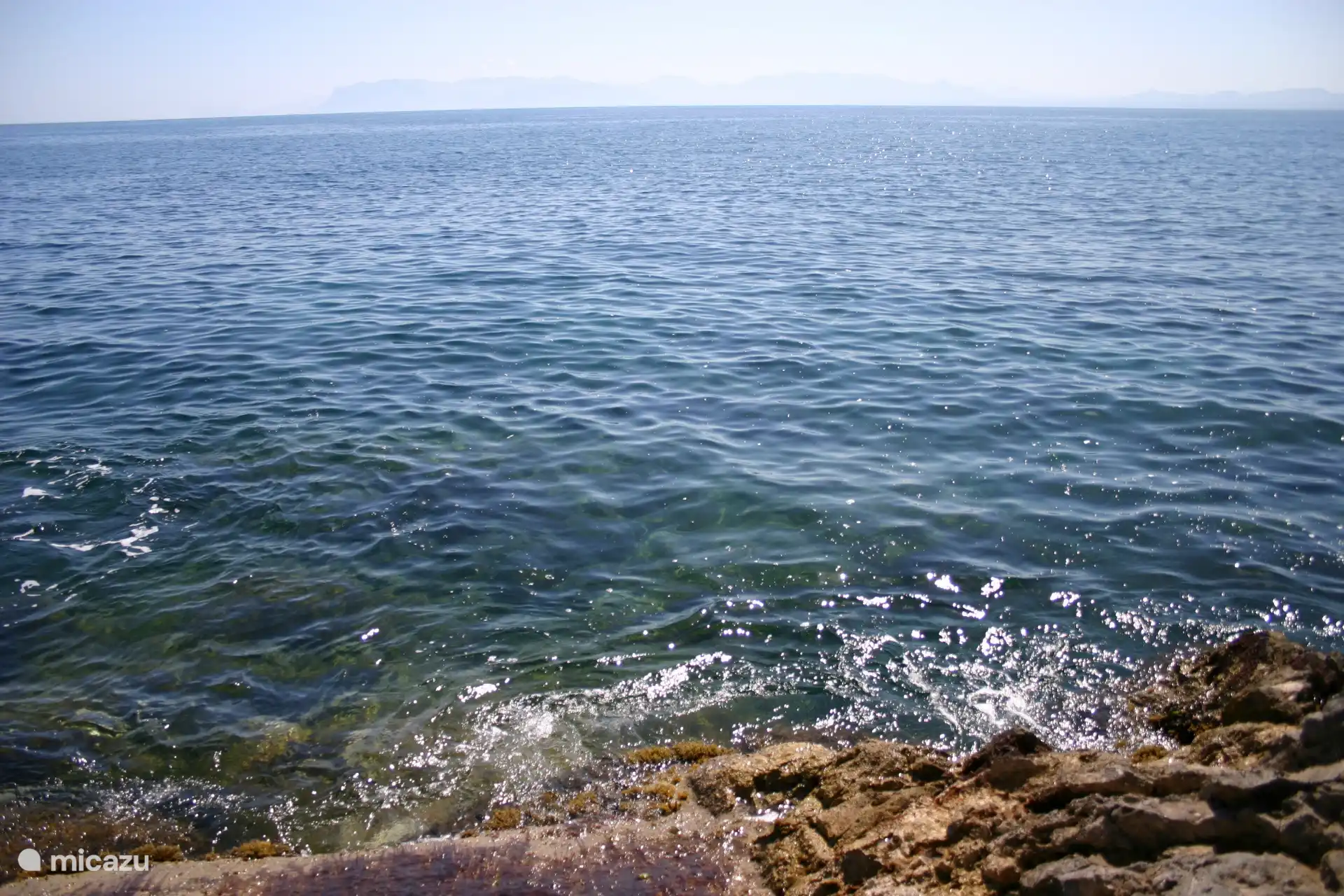 The nearby sea, at 150mt (on foot). Rocky coast: ideal for swimming and snorkeling.