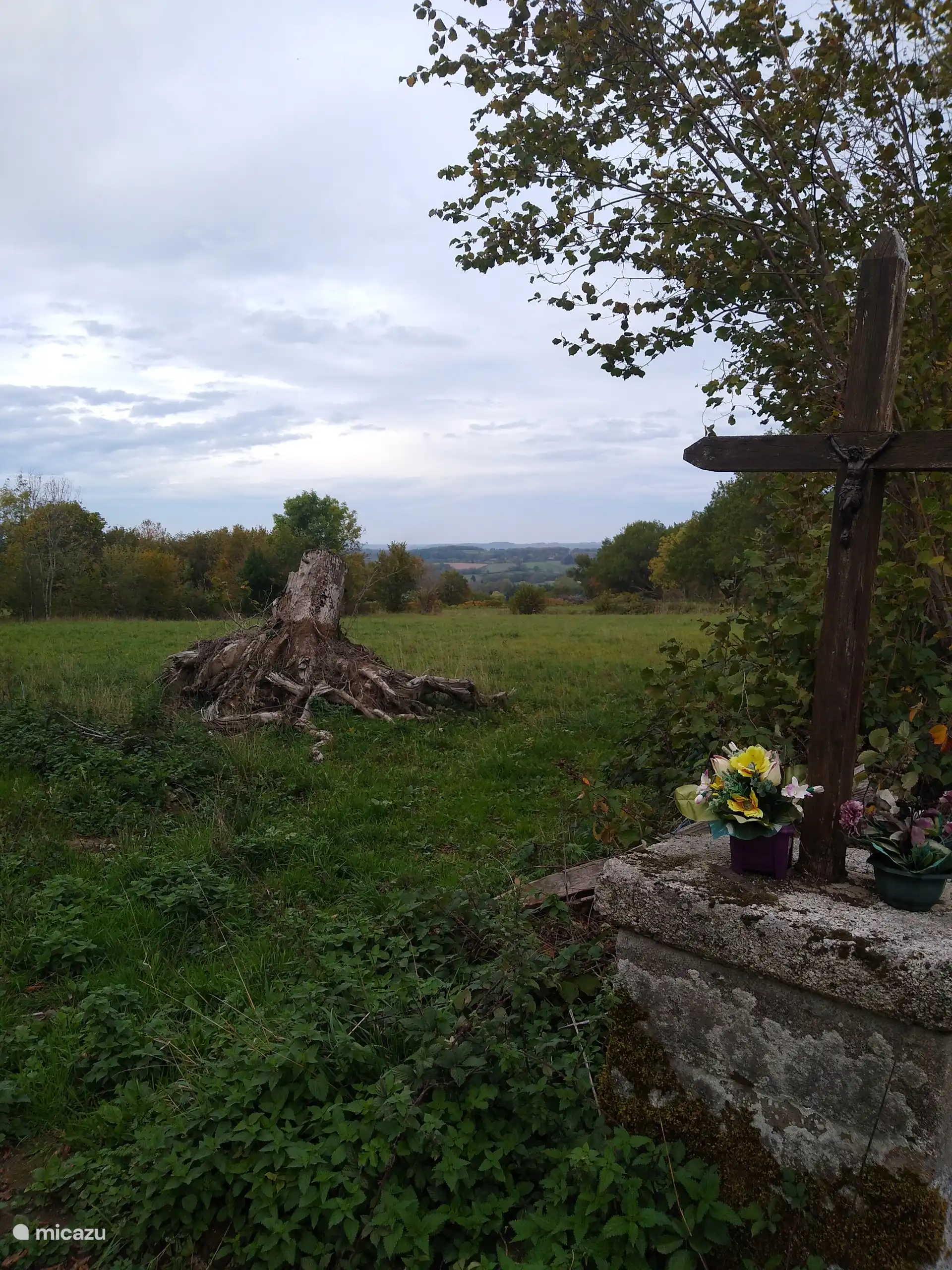 Aussicht in der Nähe des Ferienhauses.