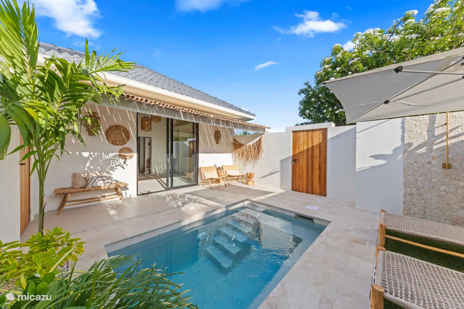 bungalow huren in Vista Royal, Banda Ariba (oost), Curaçao - Stylish and new: Bamboo Bungalow (A)