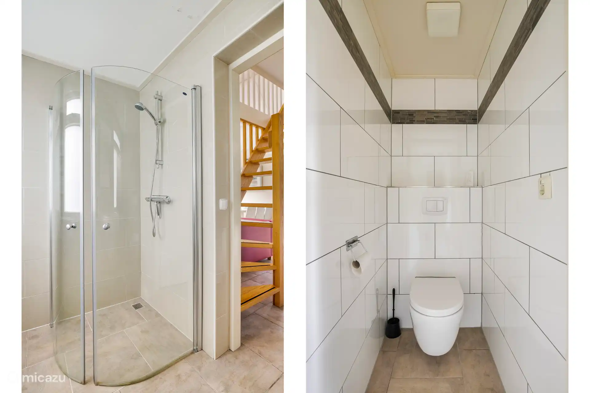 Bathroom and separate toilet 