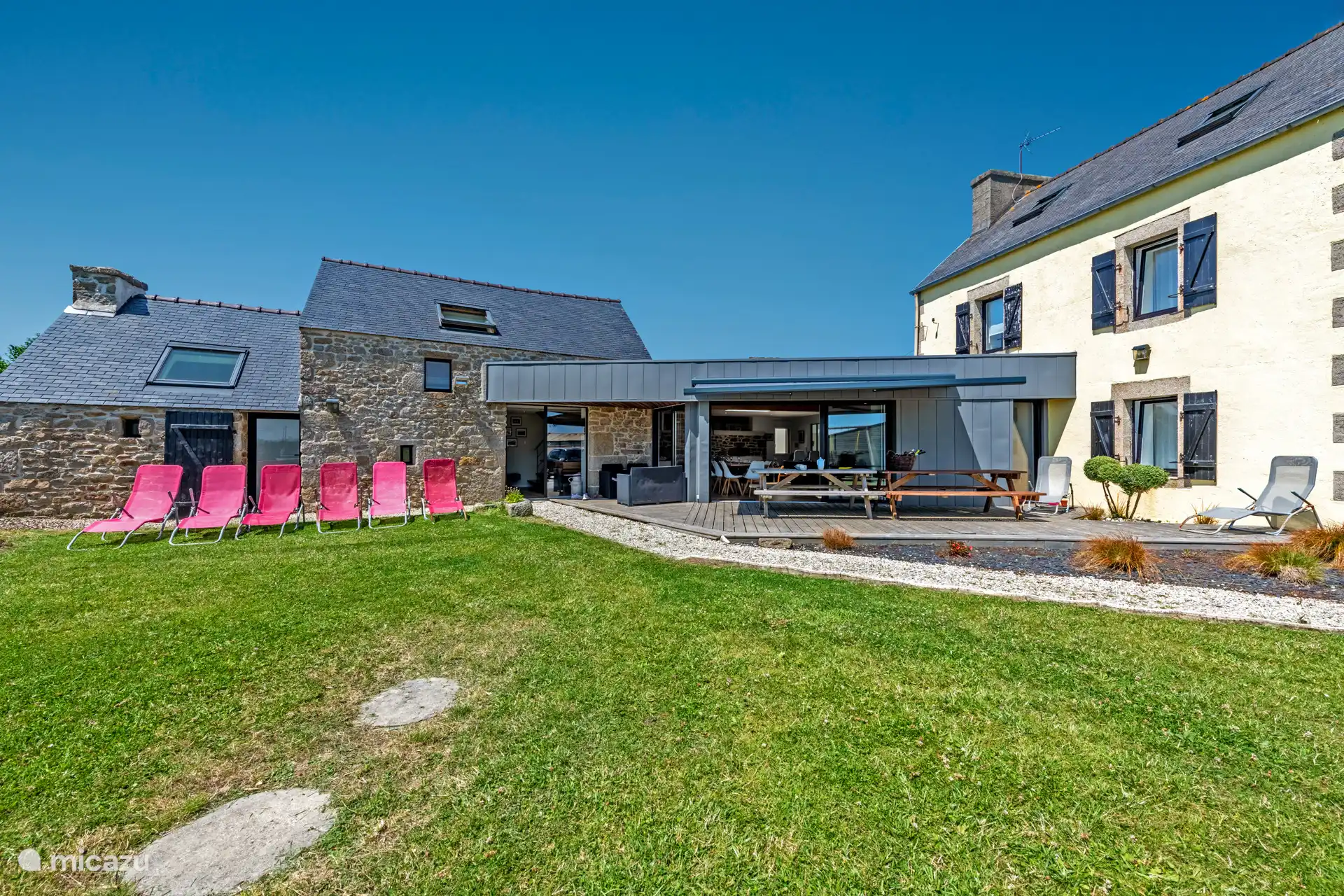 ferienhaus, Plougoulm, Finistère, Frankreich - Villa Léonie Kerlouan mit Pool 