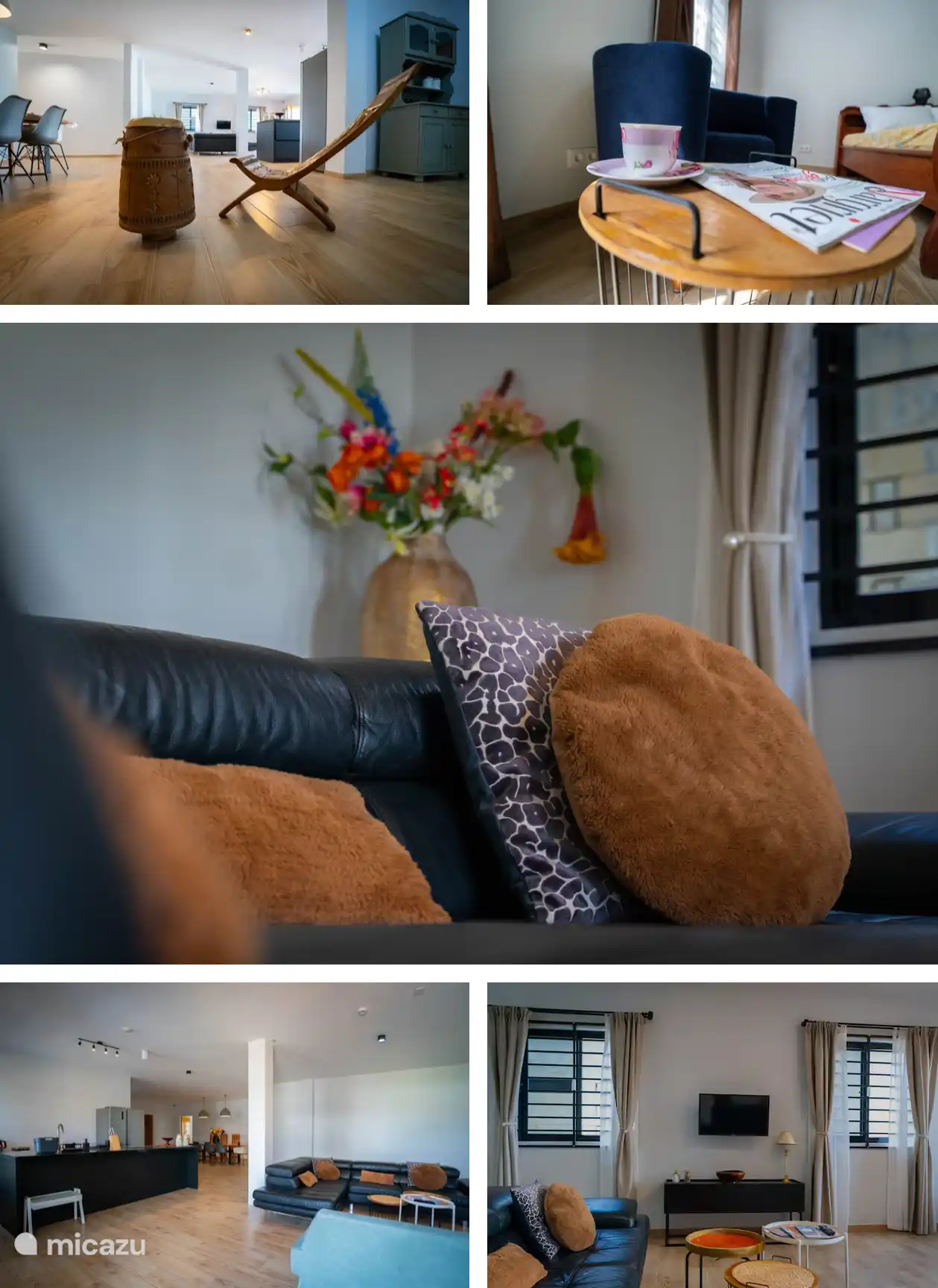 Comfortable leather lounge sofa