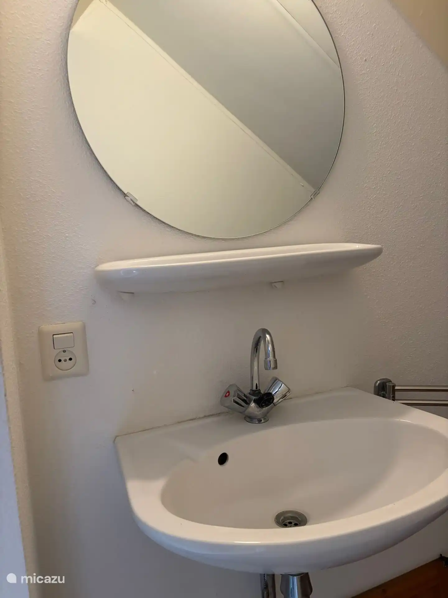 Waschbecken im ersten Stock