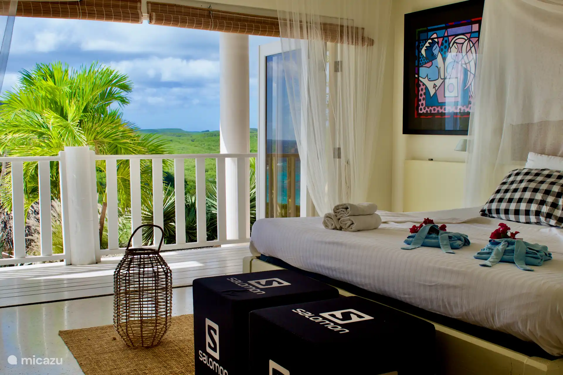 Schlafzimmer mit Aussicht.