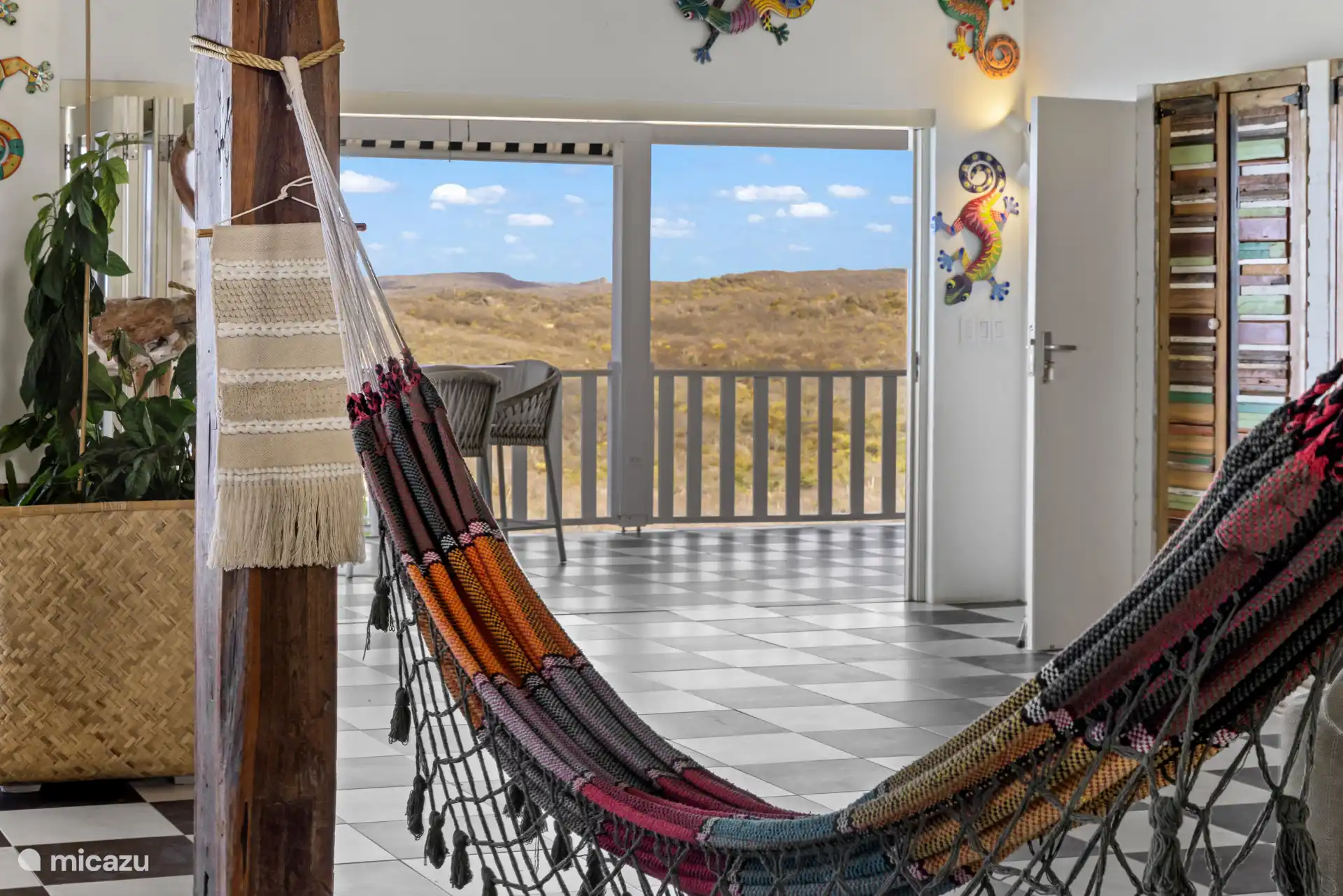 Relaxen in de hangmat, puur tropisch genot.