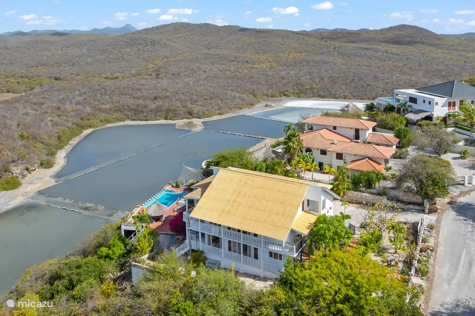 Kas di Sol is een tropisch huis, echt uniek in zijn soort. 