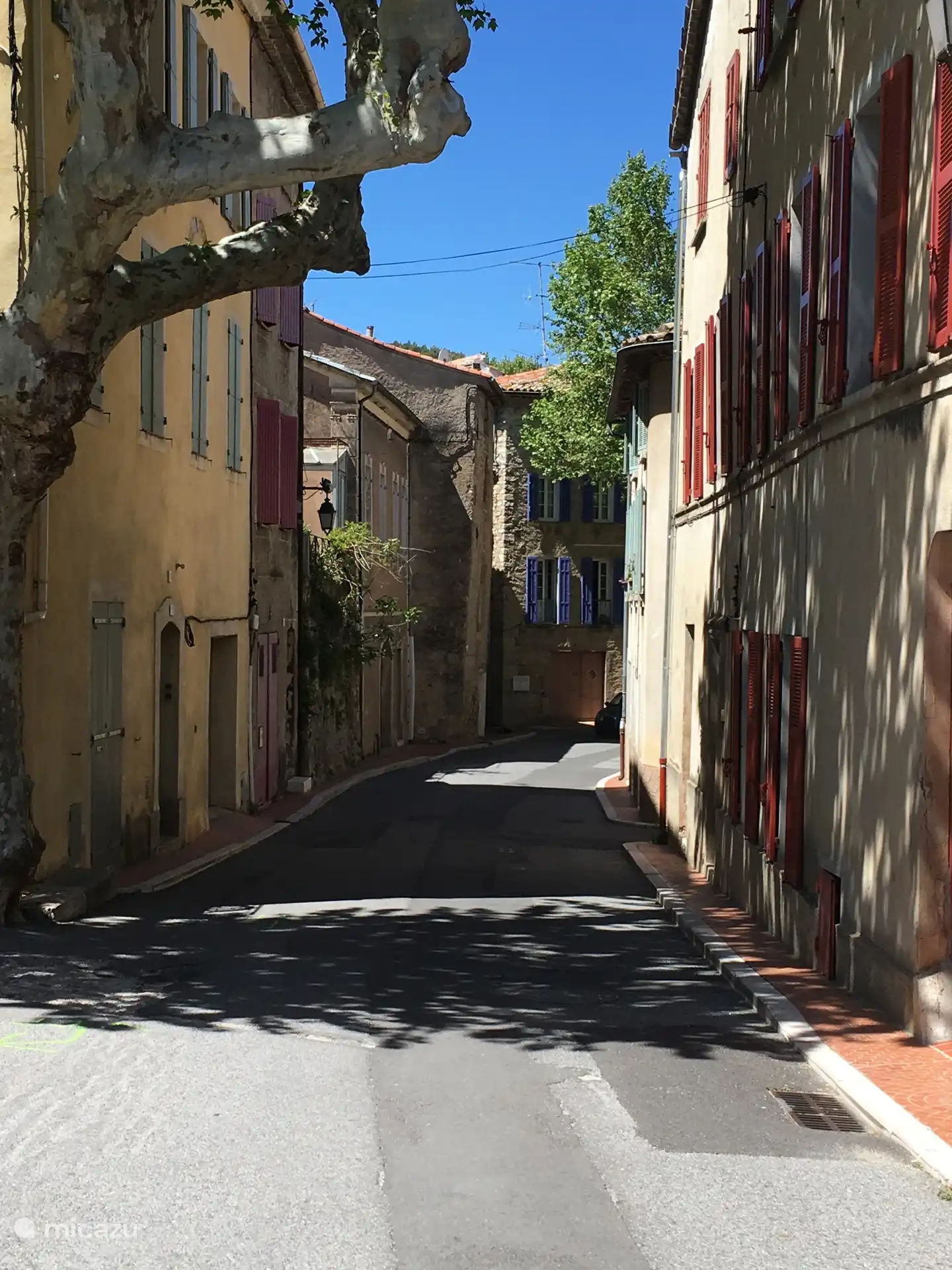 Aankomst dorp Figanières 