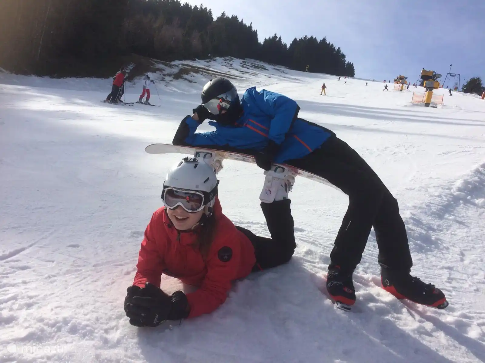 Op de piste in Willingen.
