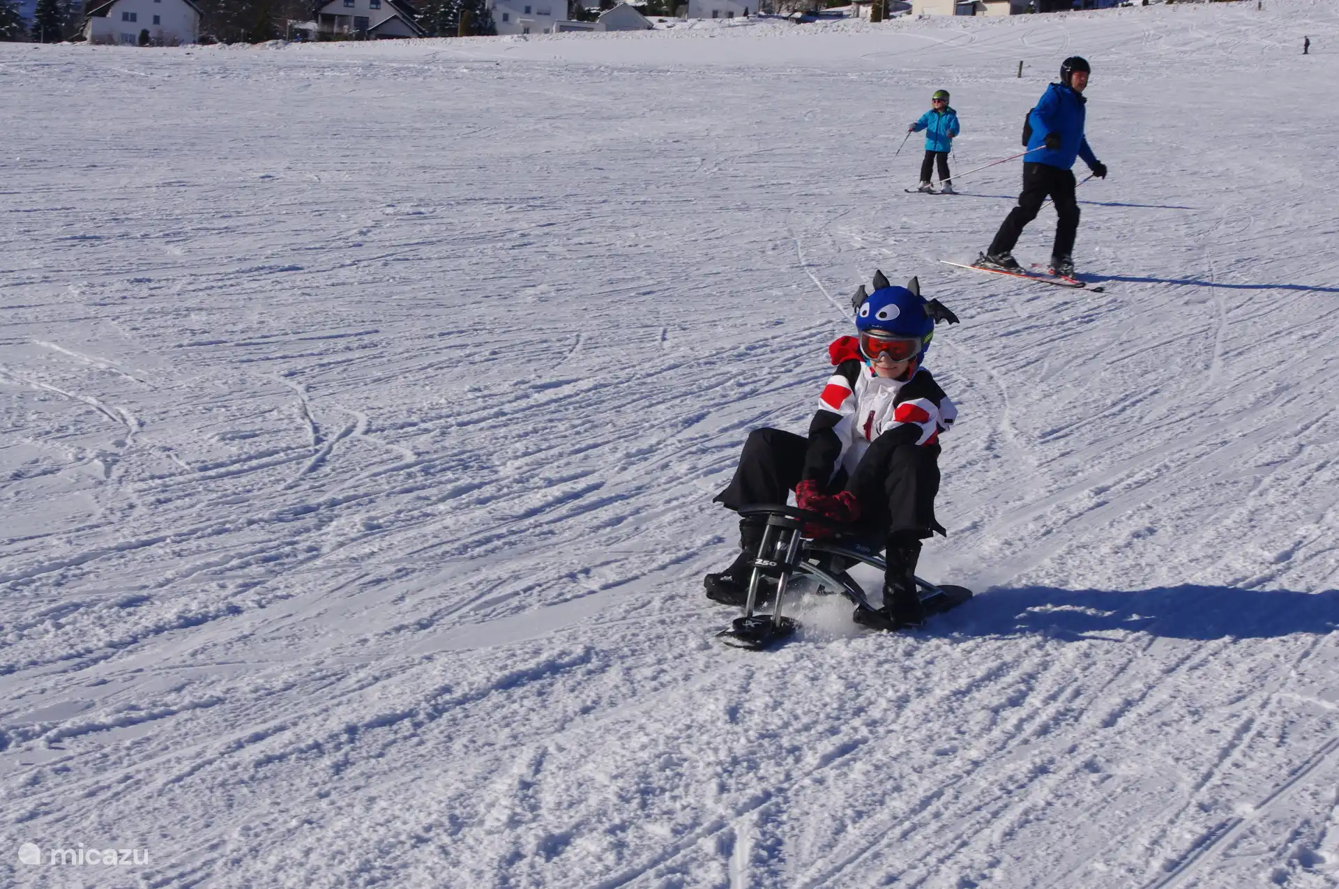 Sleeën op de Ritzhagen in Willingen.