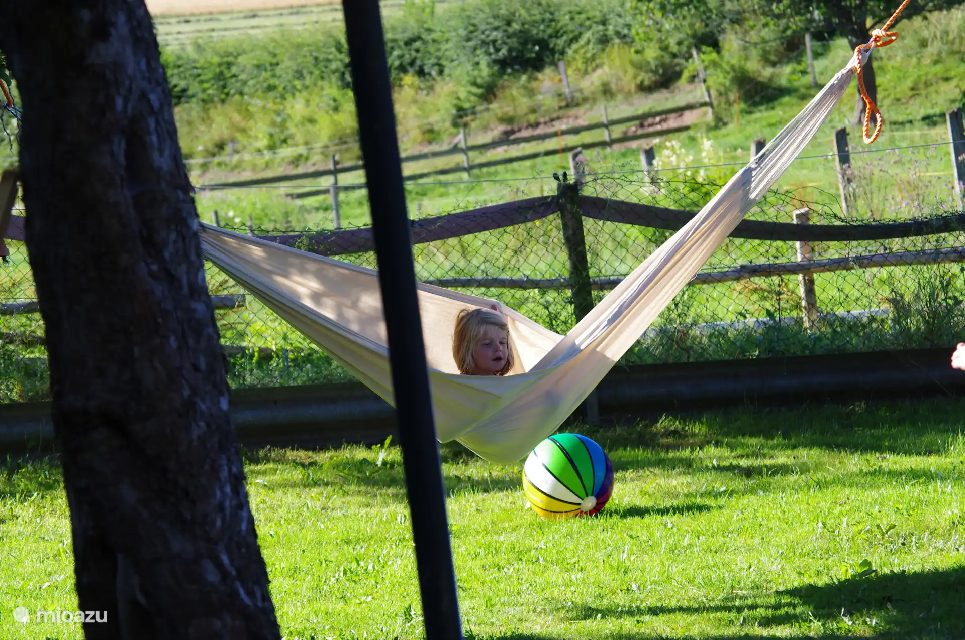 Lekker in de hangmat