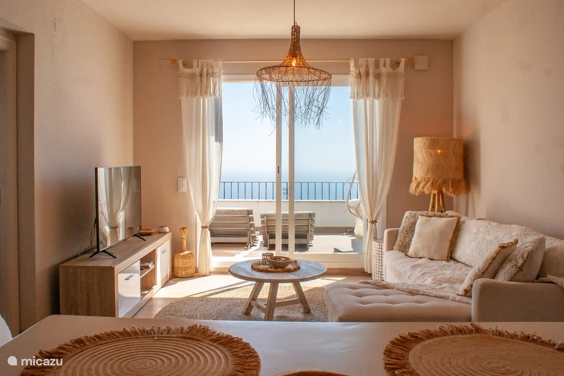 Open plan living area